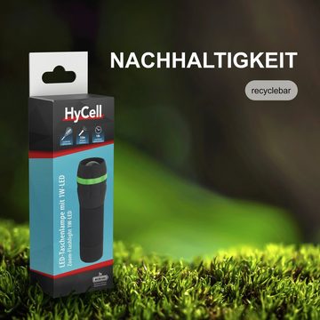 HyCell LED Taschenlampe Mini LED Taschenlampe zoombar & fokussierbar inkl. AAA Batterien