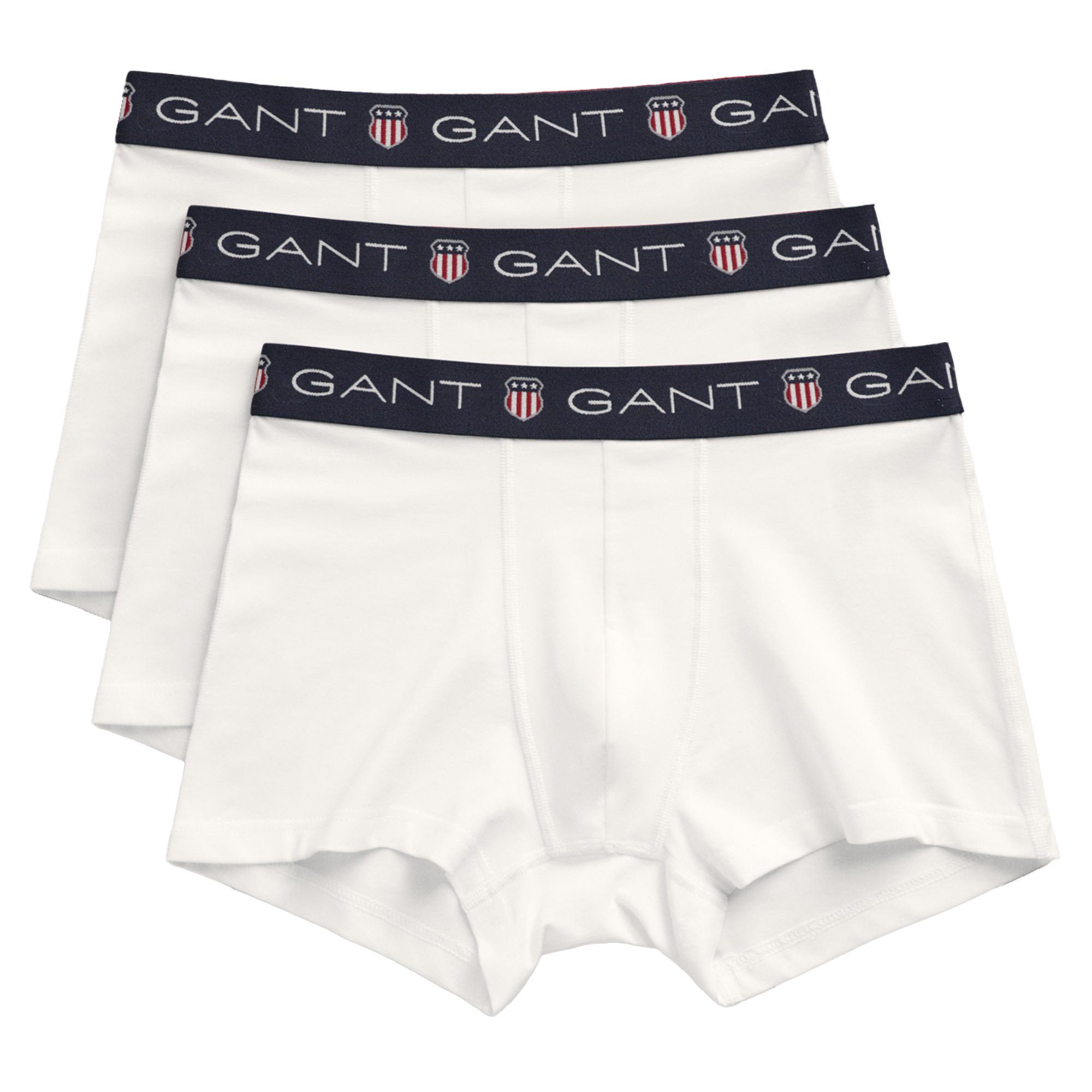 Gant Boxer Herren Trunks, 3er Pack - SHIELD TRUNK