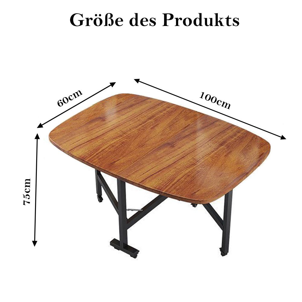 NUODWELL Esstisch Klapptisch Esstisch, Ausziehbarer Schmetterlingstisch günstig online kaufen