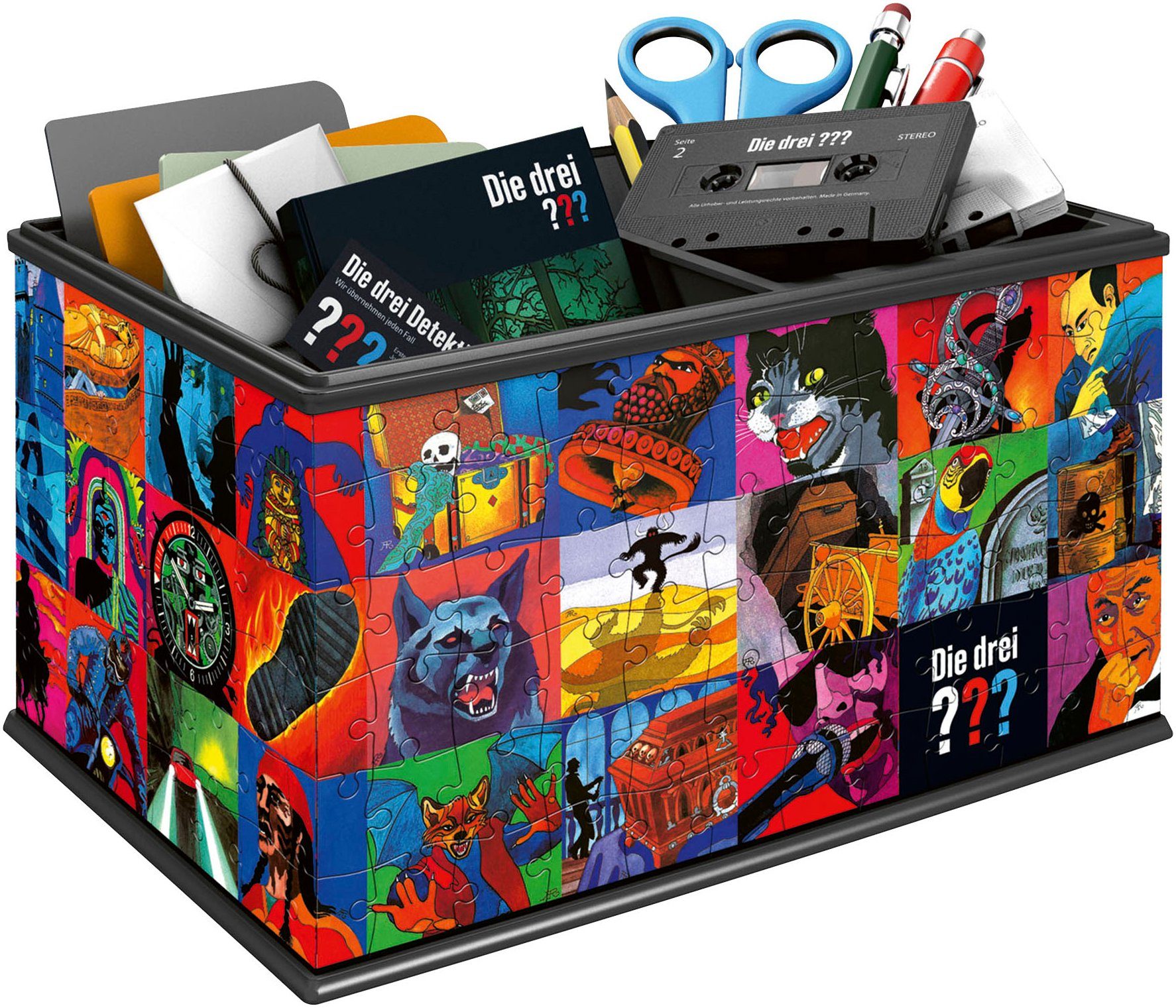Ravensburger 3D-Puzzle Aufbewahrungsbox Die drei ???, günstig online kaufen