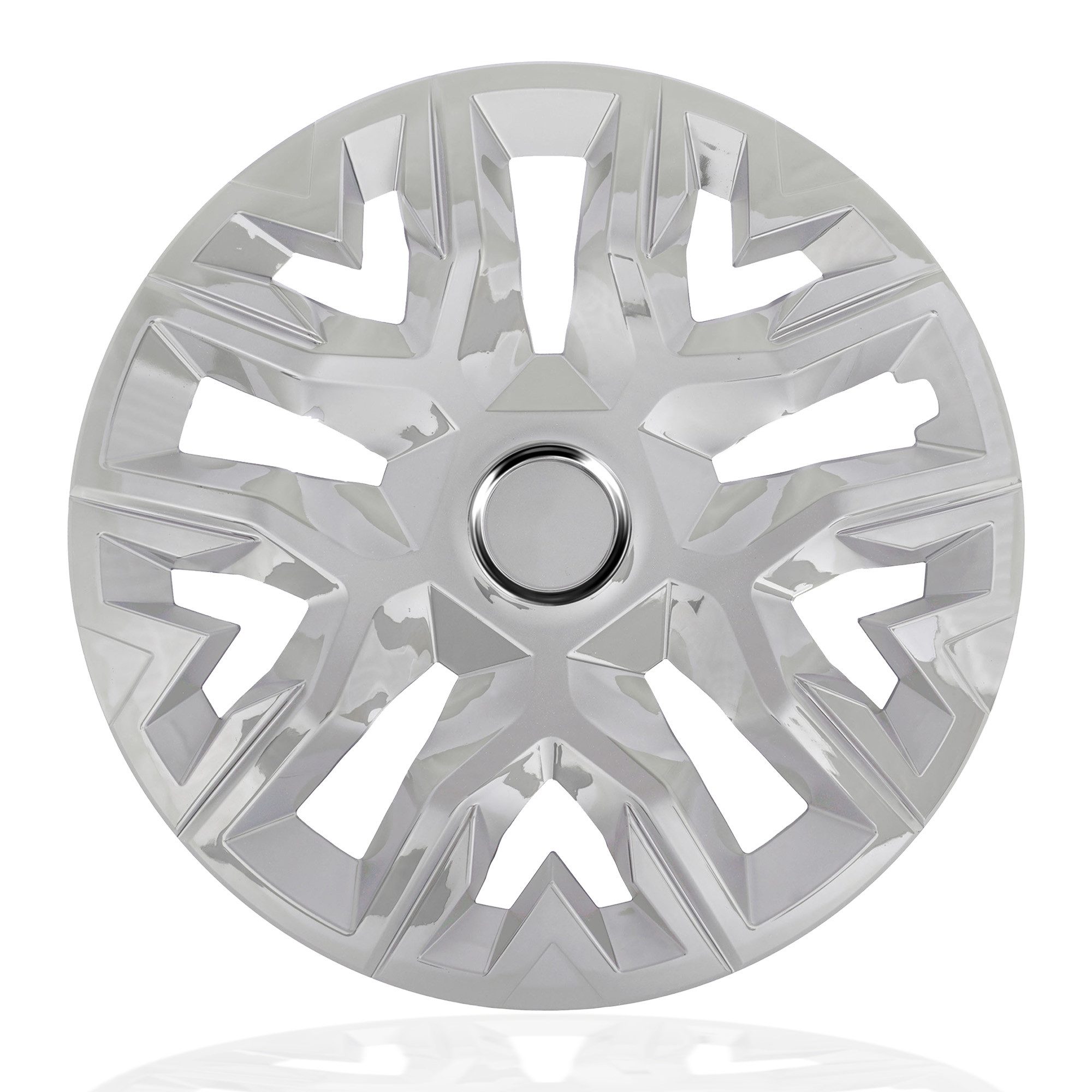 NRM Radkappe Radzierblende NRM PERFECTO 14 Zoll Silber lackiert, 14 in Zoll, (4-St)