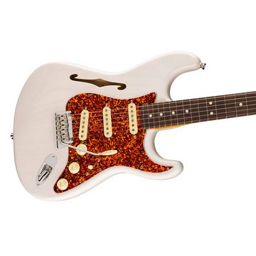Fender E-Gitarre, American Professional II Stratocaster Thinline RW White Blonde - E-G