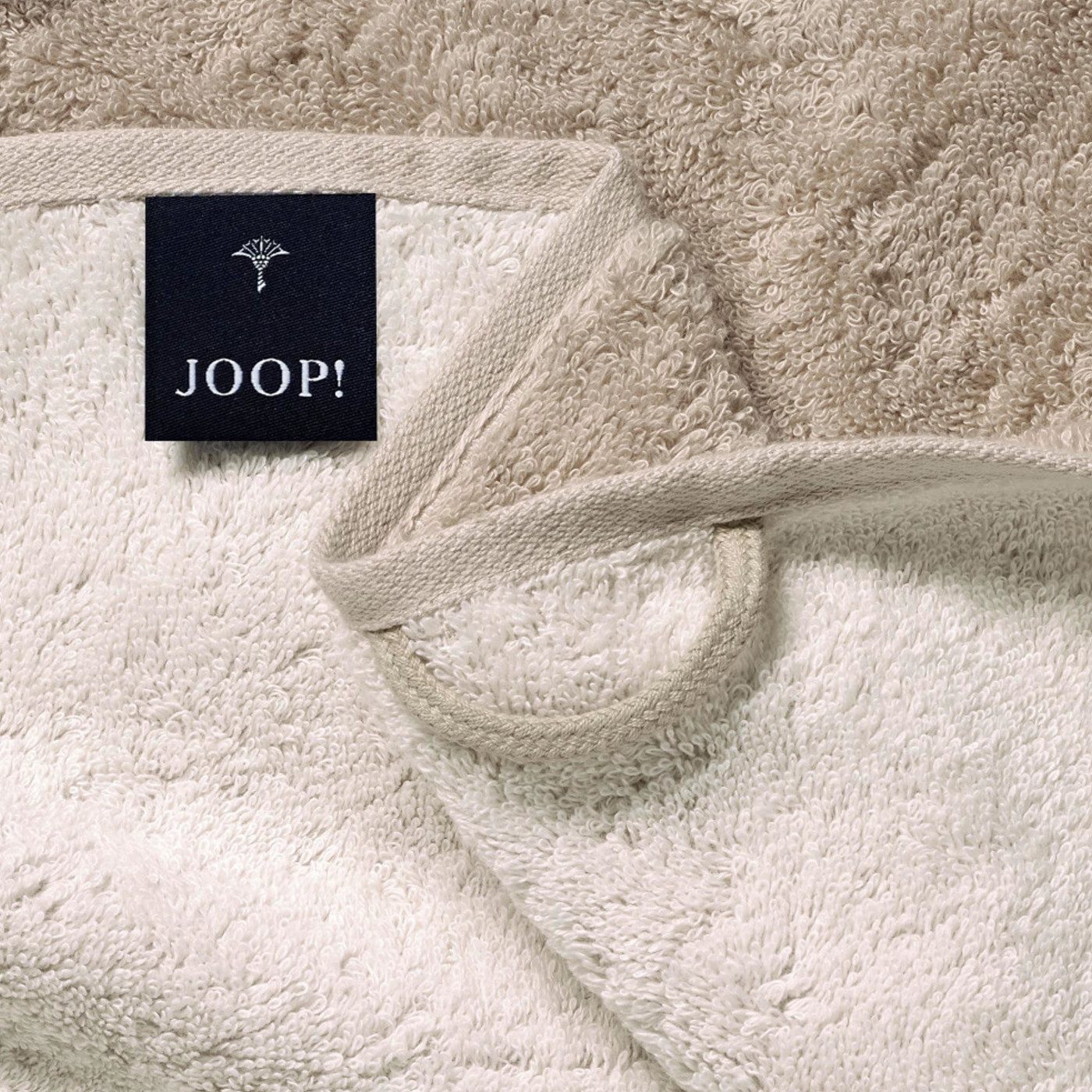 JOOP! Handtuch Set JOOP! 1600-76 Set 10-tlg. sand 2x Duschtuch 4x Handtuch 4x Gästetuch, Walkfrottier (Spar-Set, 10-St)