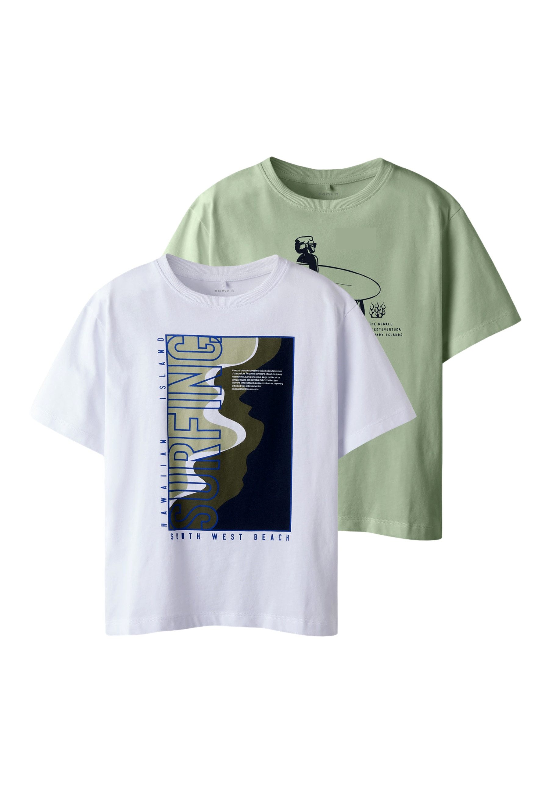 T-Shirt T-Shirt HANSY Kurzarmshirt 2er Pack