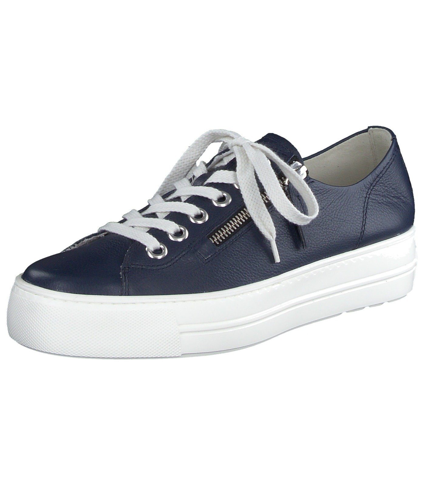 Paul Green Sneaker Glattleder Sneaker Dunkelblau