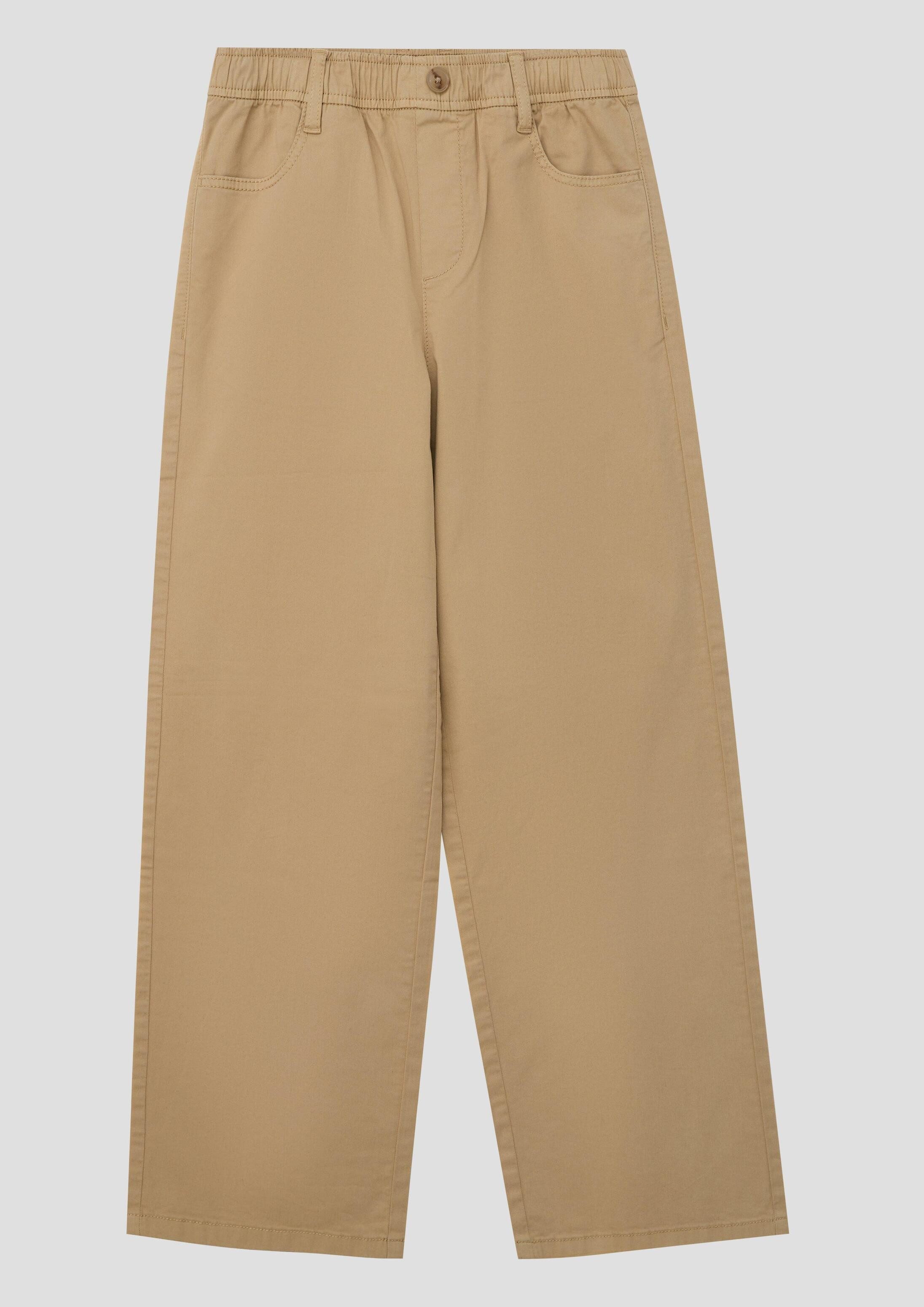 s.Oliver Chinos Hose BAGGY Baggy Pull-on / Relaxed Fit / Mid Rise / Wide Leg