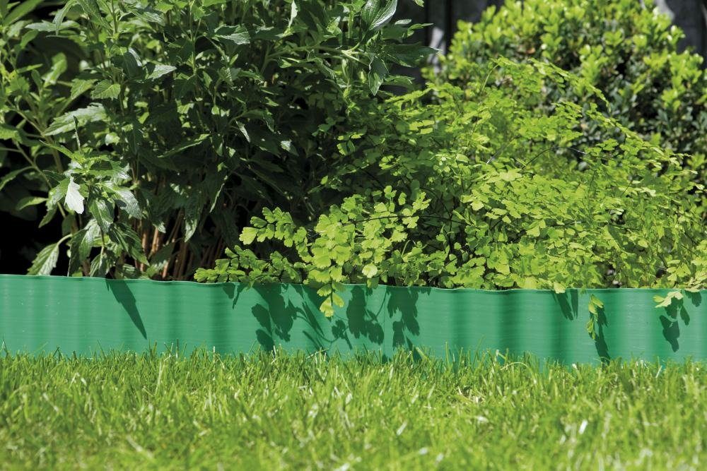 GARDENA Rasenkante Gardena Beeteinfassung grün 9 m x 15 cm