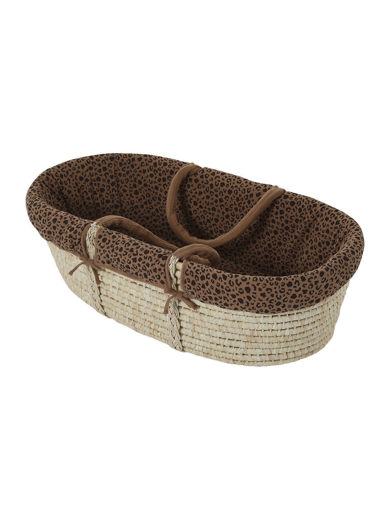Envie de Fraise Baby-Reisebett Baby Moseskorb aus geflochtenen Naturfasern