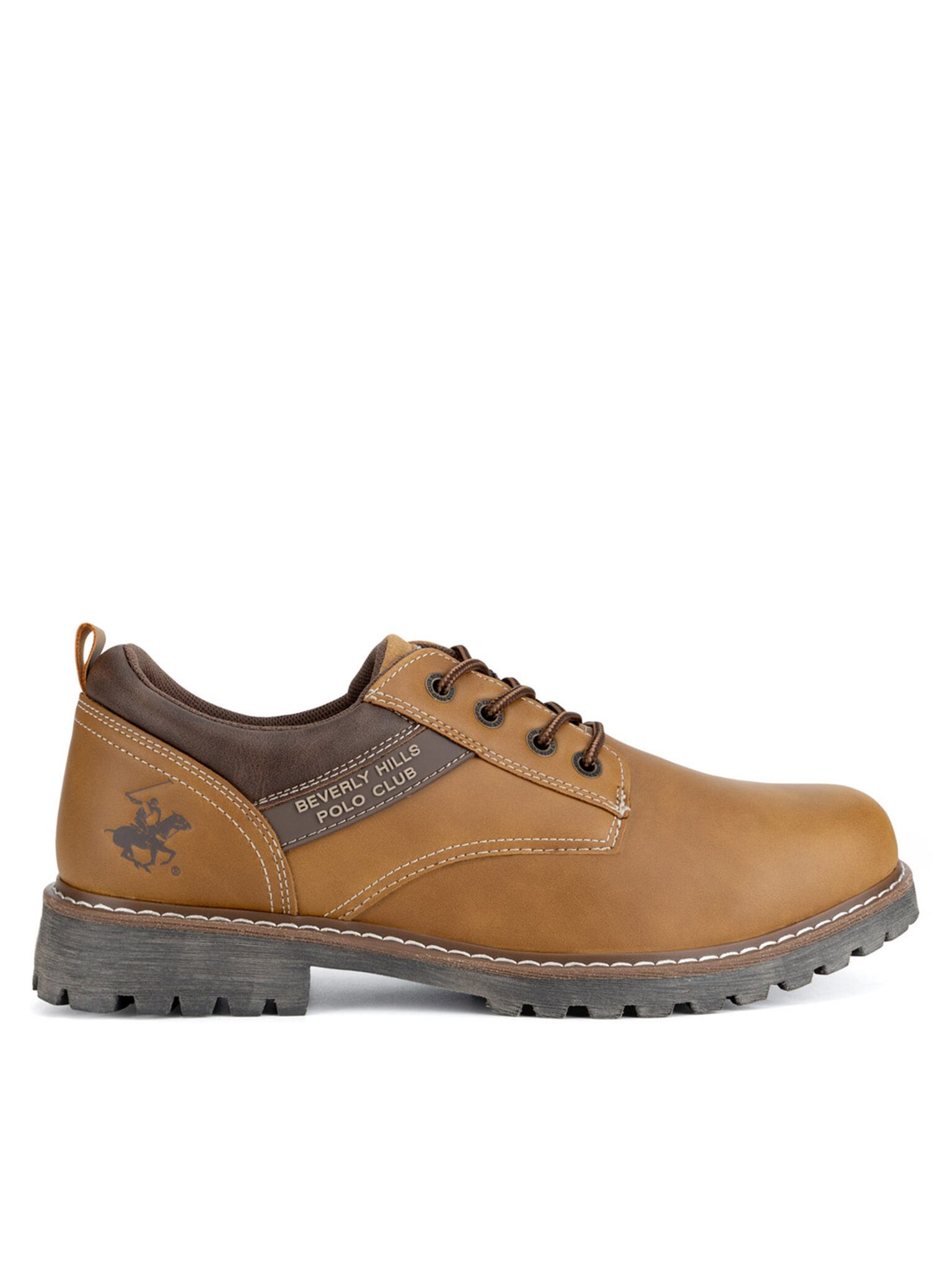 BEVERLY HILLS POLO CLUB Beverly Hills Polo Club Halbschuhe Herren V5-4371 Braun Schnürboots