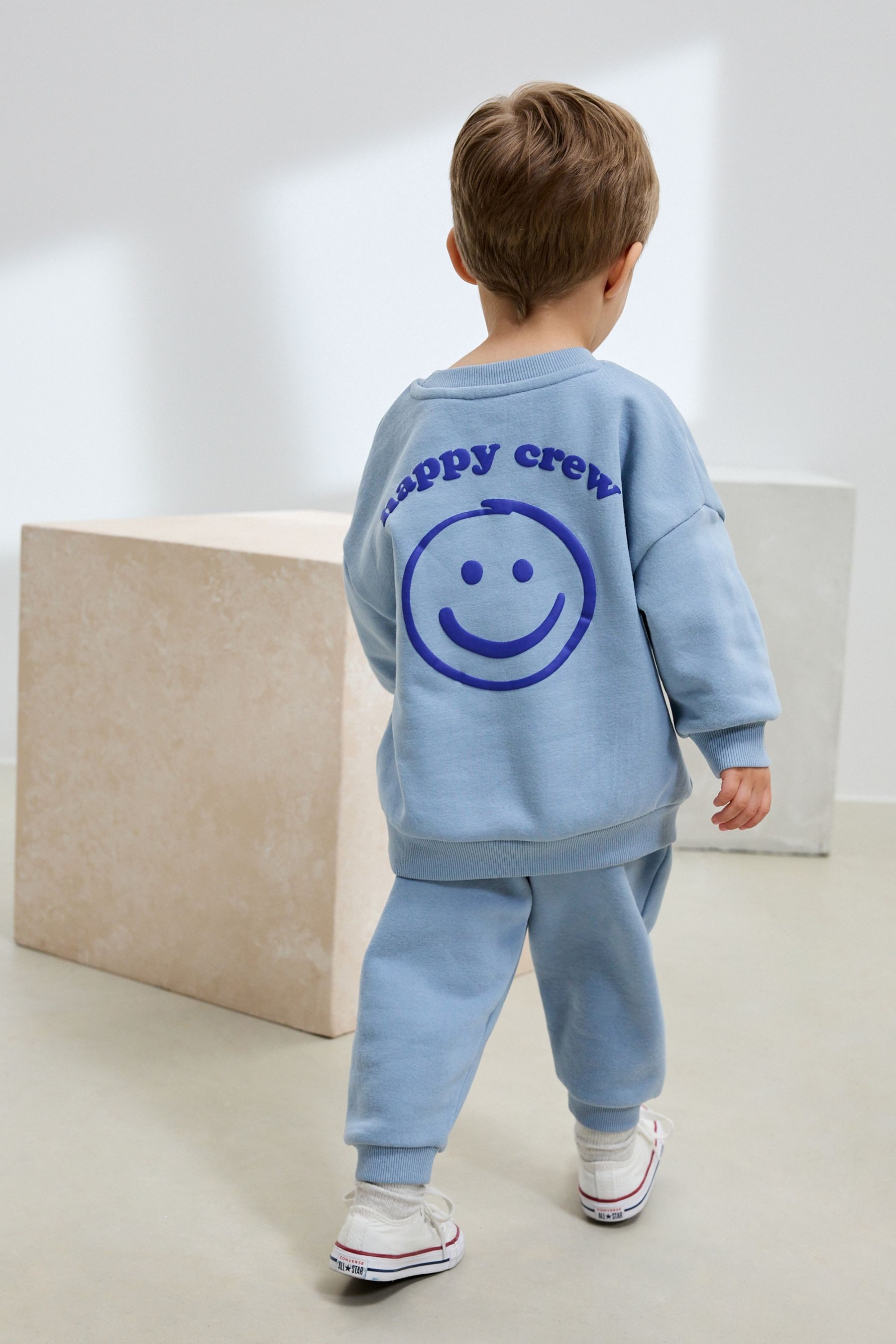 Next Sweatanzug Rundhalspullover mit Print und günstig online kaufen