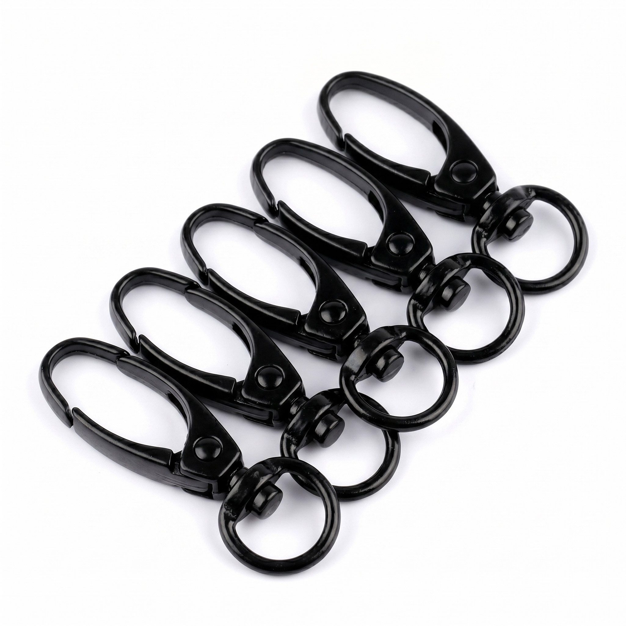 maDDma Karabiner 5 Bolzen-Karabiner Karabinerhaken Größen Farbwahl Gurtband Hundeleinen, (Paket, 5 St)