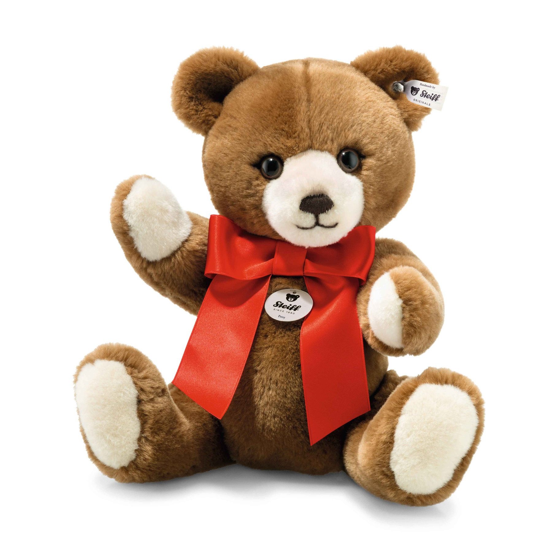 Steiff Kuscheltier Steiff Teddybär Petsy dunkelbraun 28 cm Kuscheltier 012402