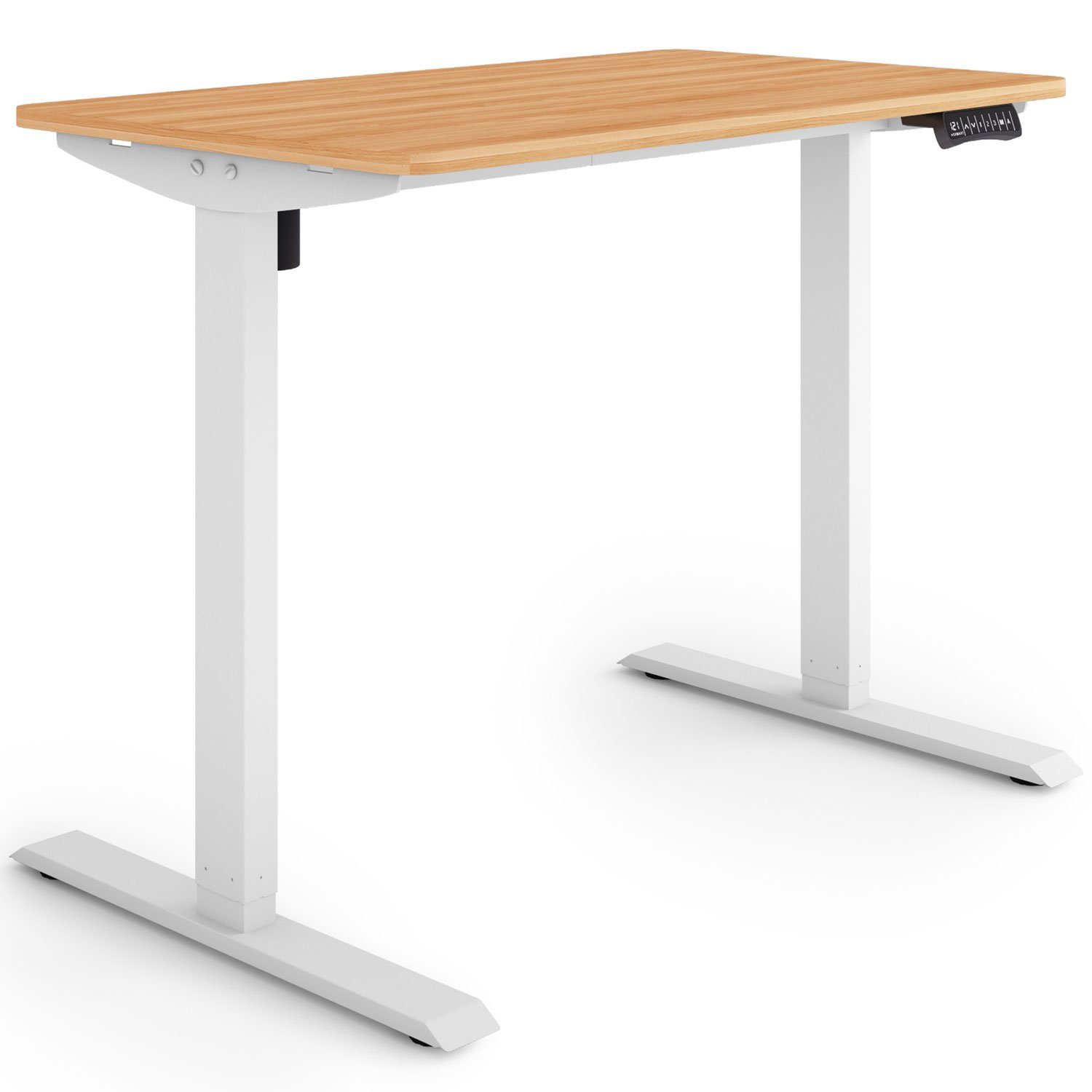 / ETX-121 100 Tischplatte: Germany, 60 x Ahorn Rahmen: Schreibtisch ESMART höhenverstellbarer Schreibtisch ESMART Elektrisch cm Weiß