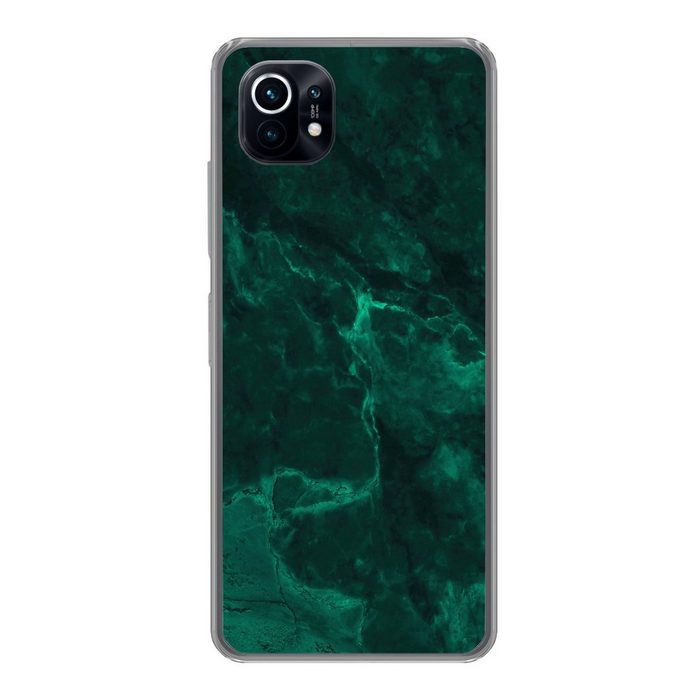 MuchoWow Handyhülle Marmor - Limone - Grün - Strukturiert - Marmoroptik Phone Case Handyhülle Xiaomi Mi 11 Silikon Schutzhülle