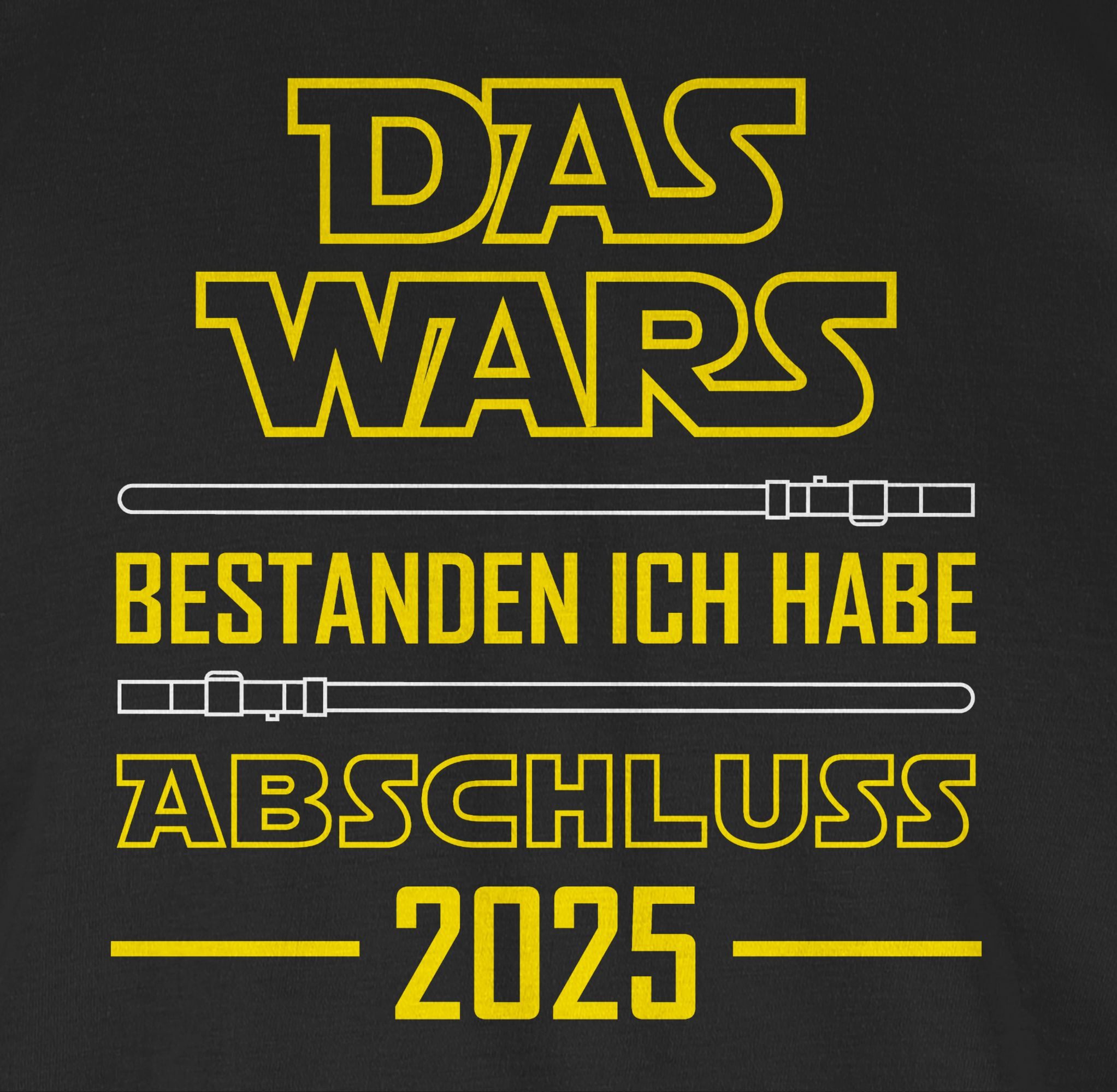 Shirtracer T-Shirt Das Wars bestanden ich habe Abi 2025 Abitur & Abschluss 2025 Geschenk