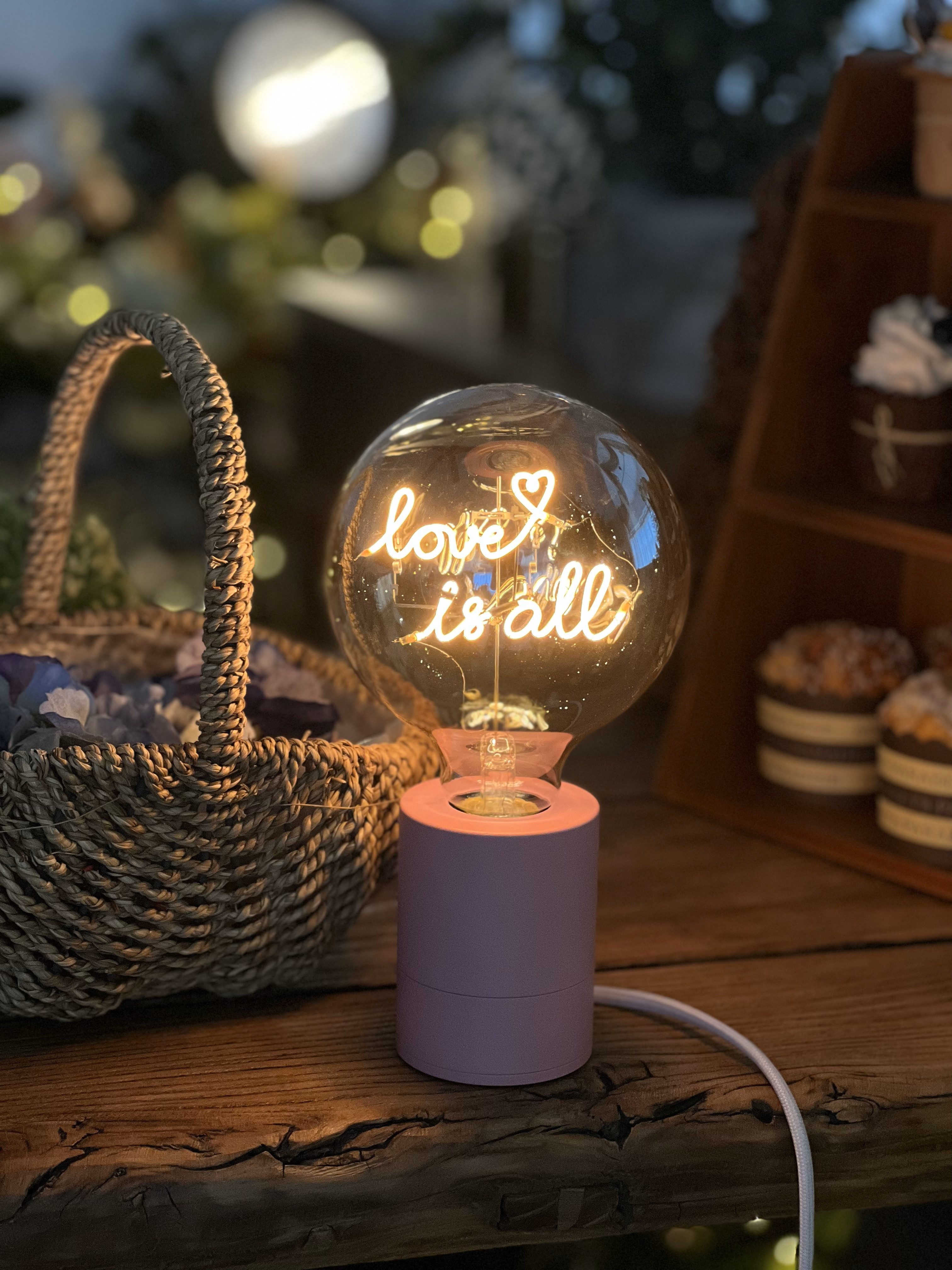 Fitz Art & Light GmbH & Co. KG LED-Leuchtmittel AMPOULE LOVE IS ALL