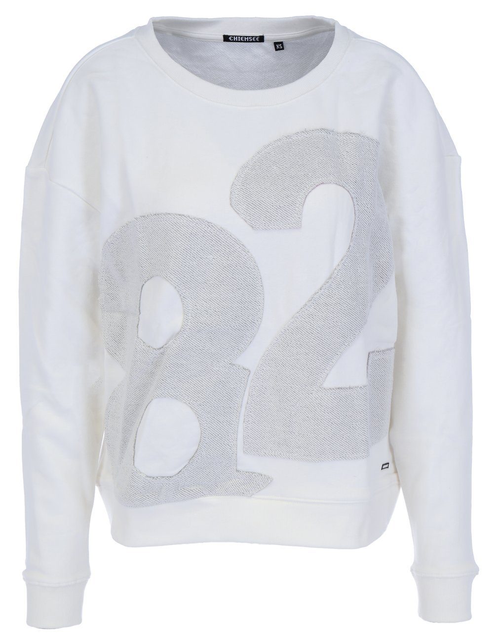 Chiemsee Sweatshirt Women Sweatshirt, Regular Fit (1-tlg) Star White