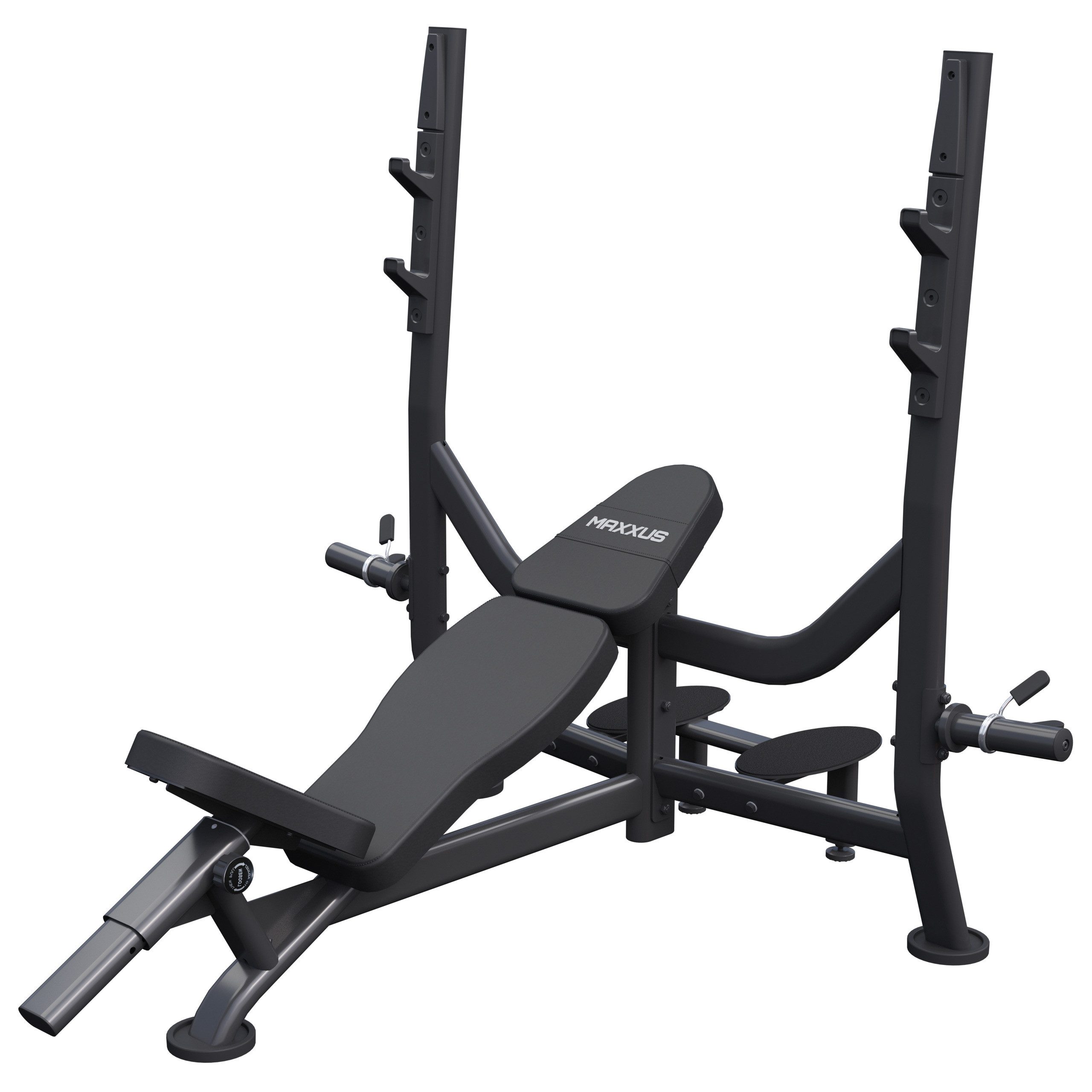 MAXXUS Schrägbank - Multifunktion Hantelbank, Drückerbank, Trainingsbank, Fitness Bank, (1-tlg), Bankdrücken, Kraftstation, Verstellbar, mit Ablage, bis 285 kg