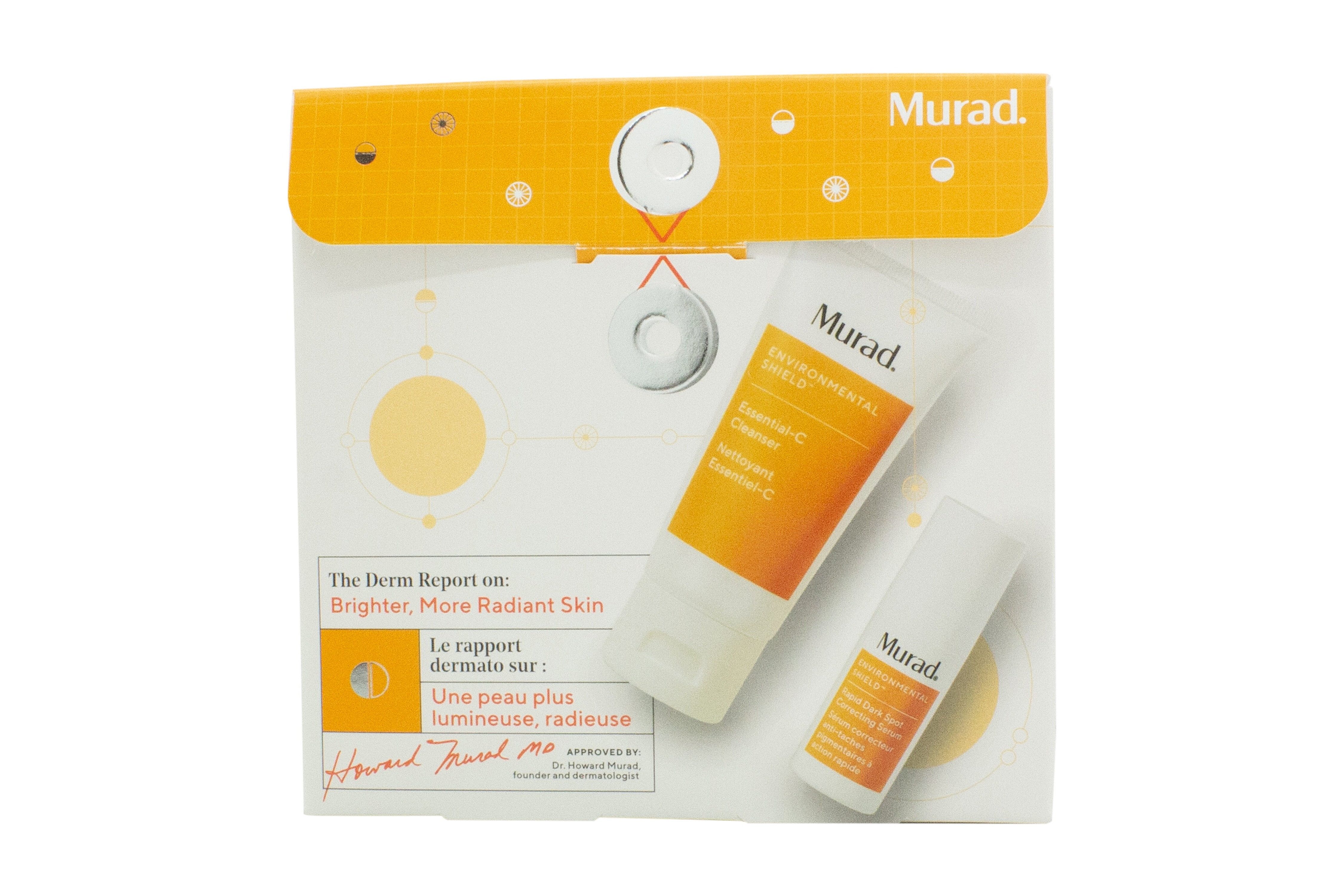 Murad Skincare Gesichtspflege-Set Murad The Derm Report Brighter More Radiant Haut Set