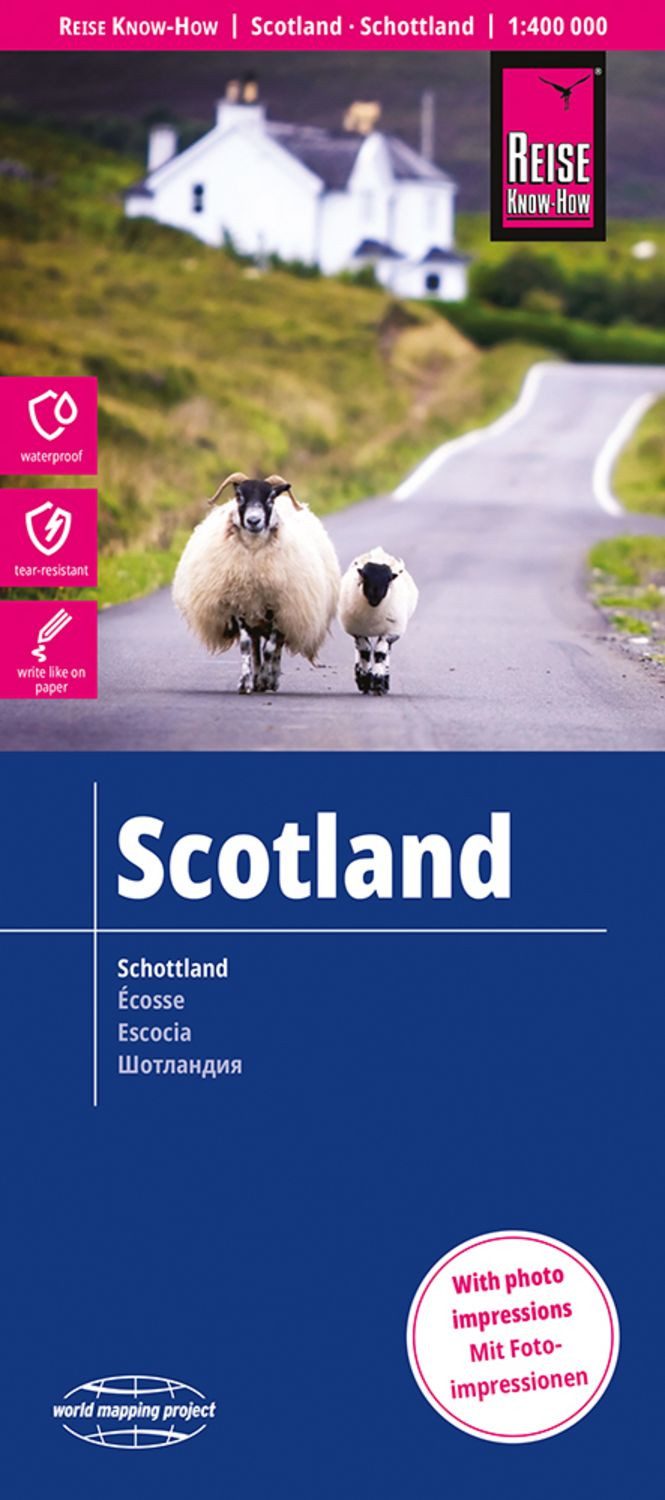 Reise Know-How Landkarte Schottland / Scotland (1:400.000) / Reise Know-How Verlag Peter Rump GmbH