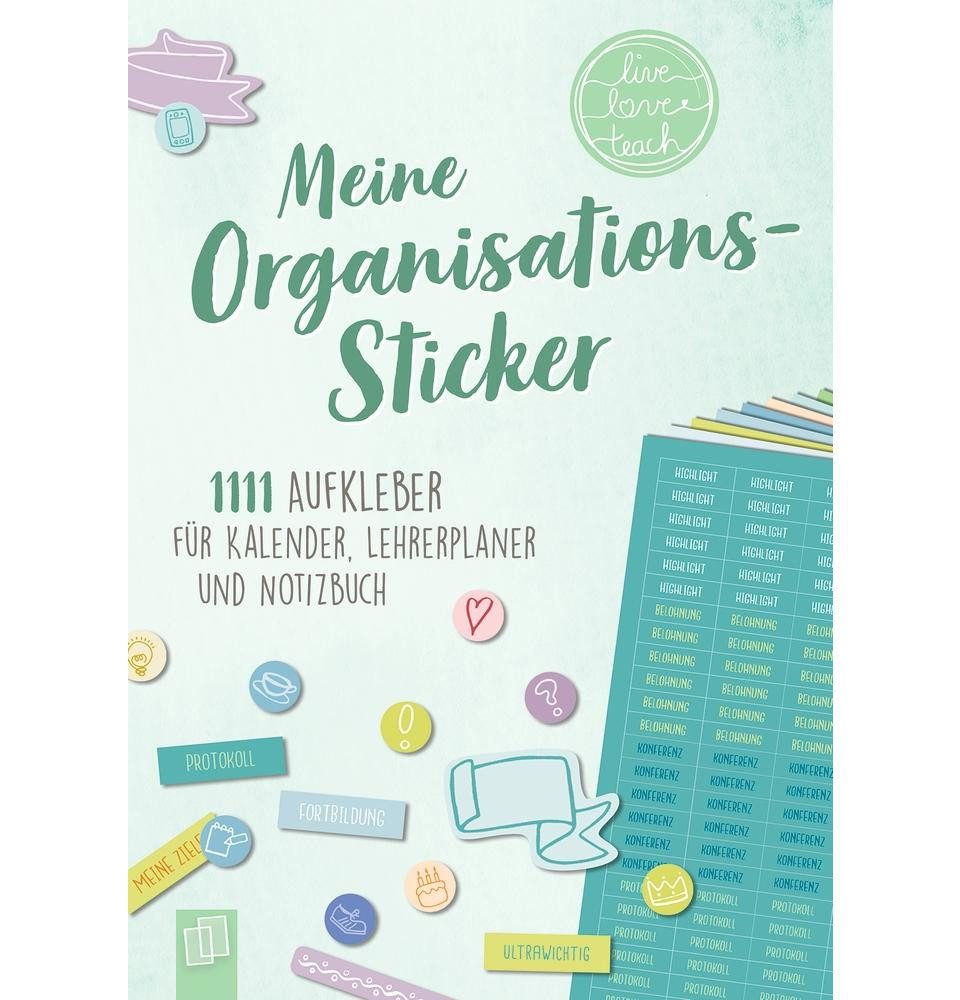 Verlag an der Ruhr Notizbuch Perfekt organisiert! 1111 Sticker für Kalender, Lehrerplaner und No...