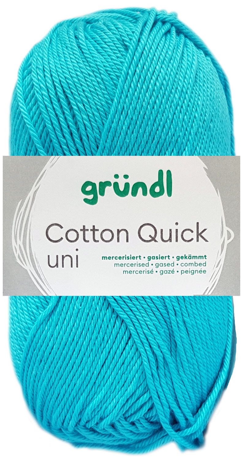 Gründl 50 Gramm Gründl Cotton Quick Uni Farbauswahl Häkelwolle
