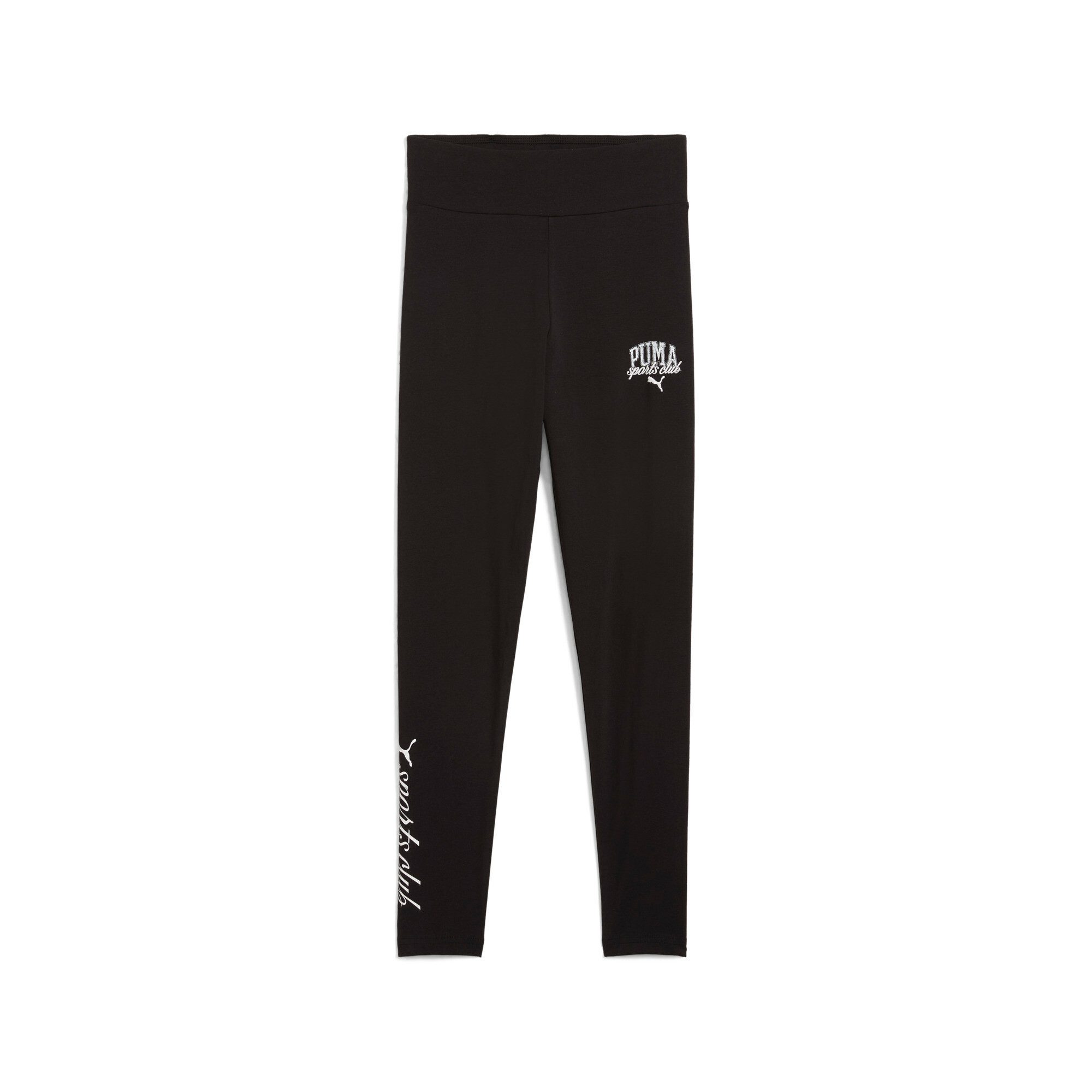 PUMA Leggings CLASS HIGH WAIST LEGGINGS G mit hohem Bund, für flexiblen Sitz, aus Baumwollmischung