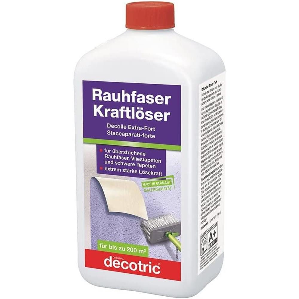 PUFAS Wandfarbe decotric Rauhfaser-Tapeten-Kraftlöser, 1,0 Liter