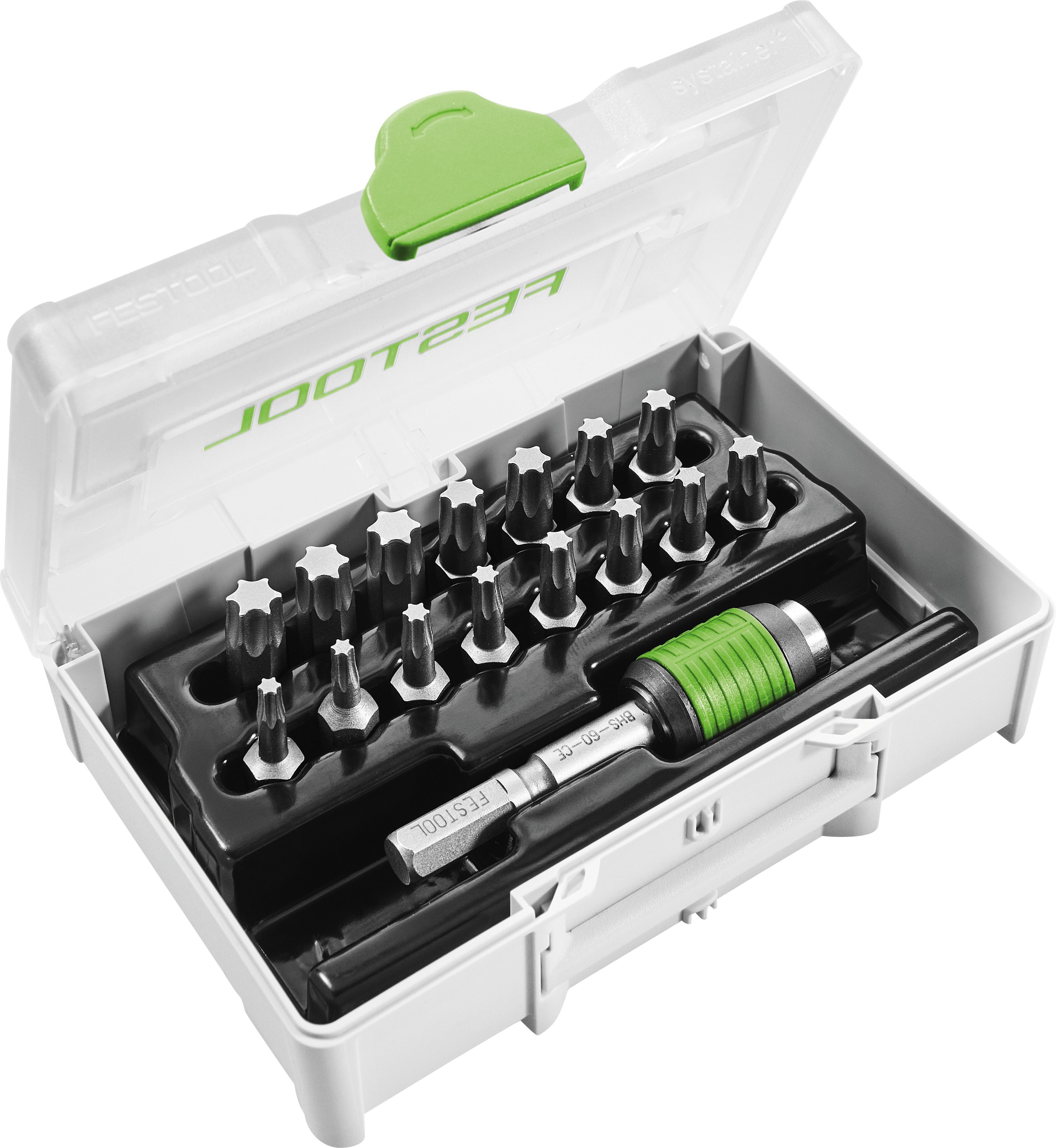 Bohrer- und Bit-Set Festool Bit-Sortiment SYS3 XXS CE-TX BHS 60