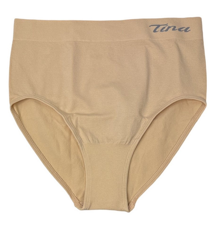 Dekker Taillenslip Damenslip "Tina" Seamless ohne Nähte super elastisch (Packung, 3er Pack) mit Logoschriftzug am Wäschebund