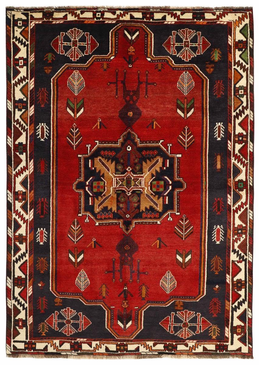 Orientteppich Shiraz 175x245 Handgeknüpfter Orientteppich Nain rechteckig, / Trading, mm Perserteppich, 10 Höhe