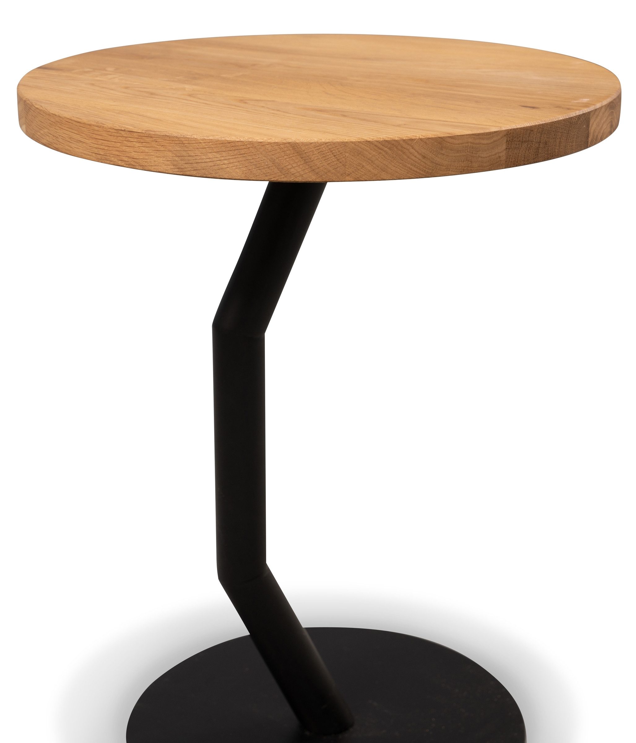 M2 Kollektion Beistelltisch aus Massivholz, Metall in Wildeiche (DxBxHxT: 35x35x45x35 cm)