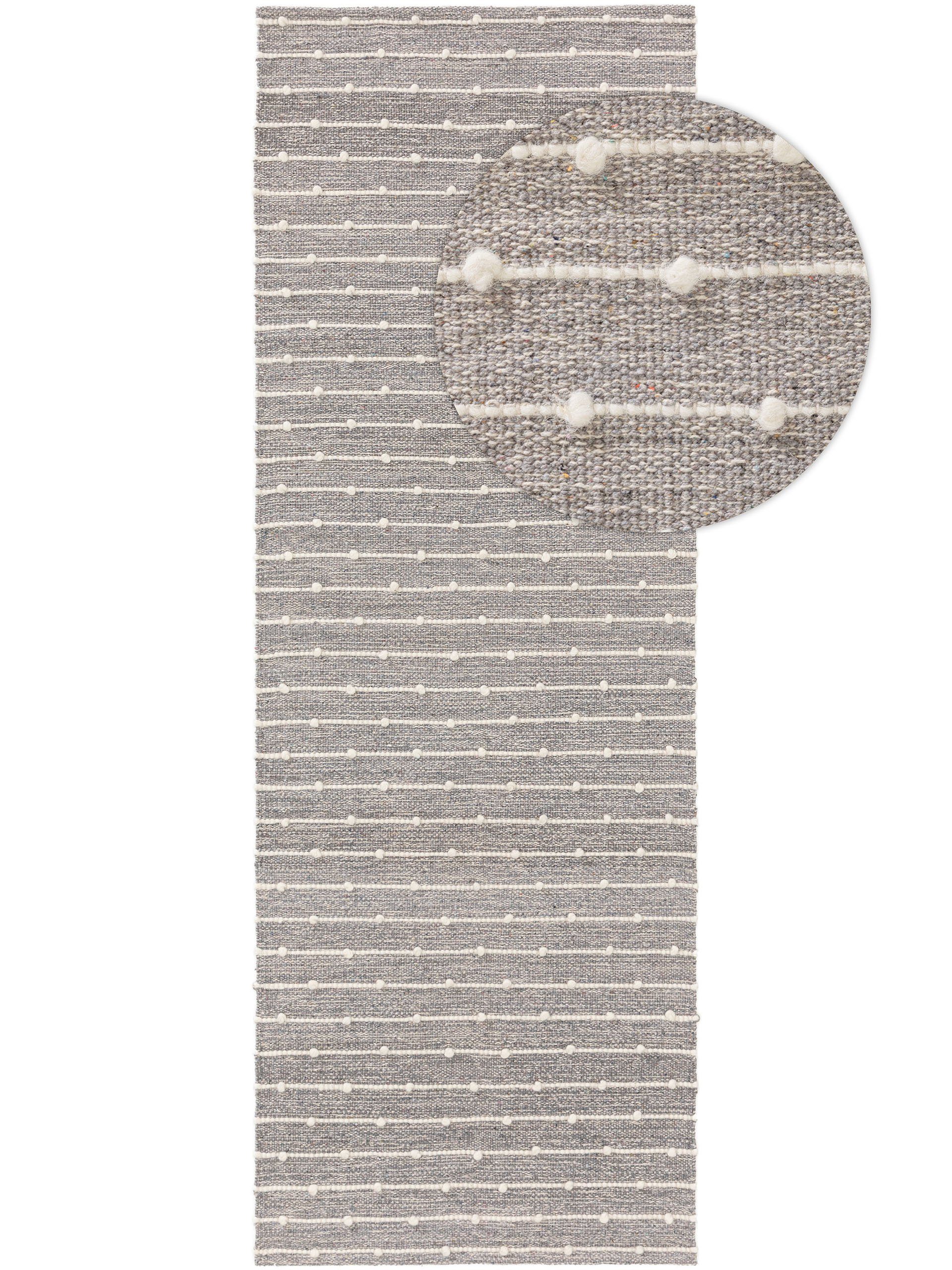 benuta Läufer Lupo, rechteckig, Höhe: 5 mm, Kunstfaser, Berber, Ethno-Style, Wohnzimmer