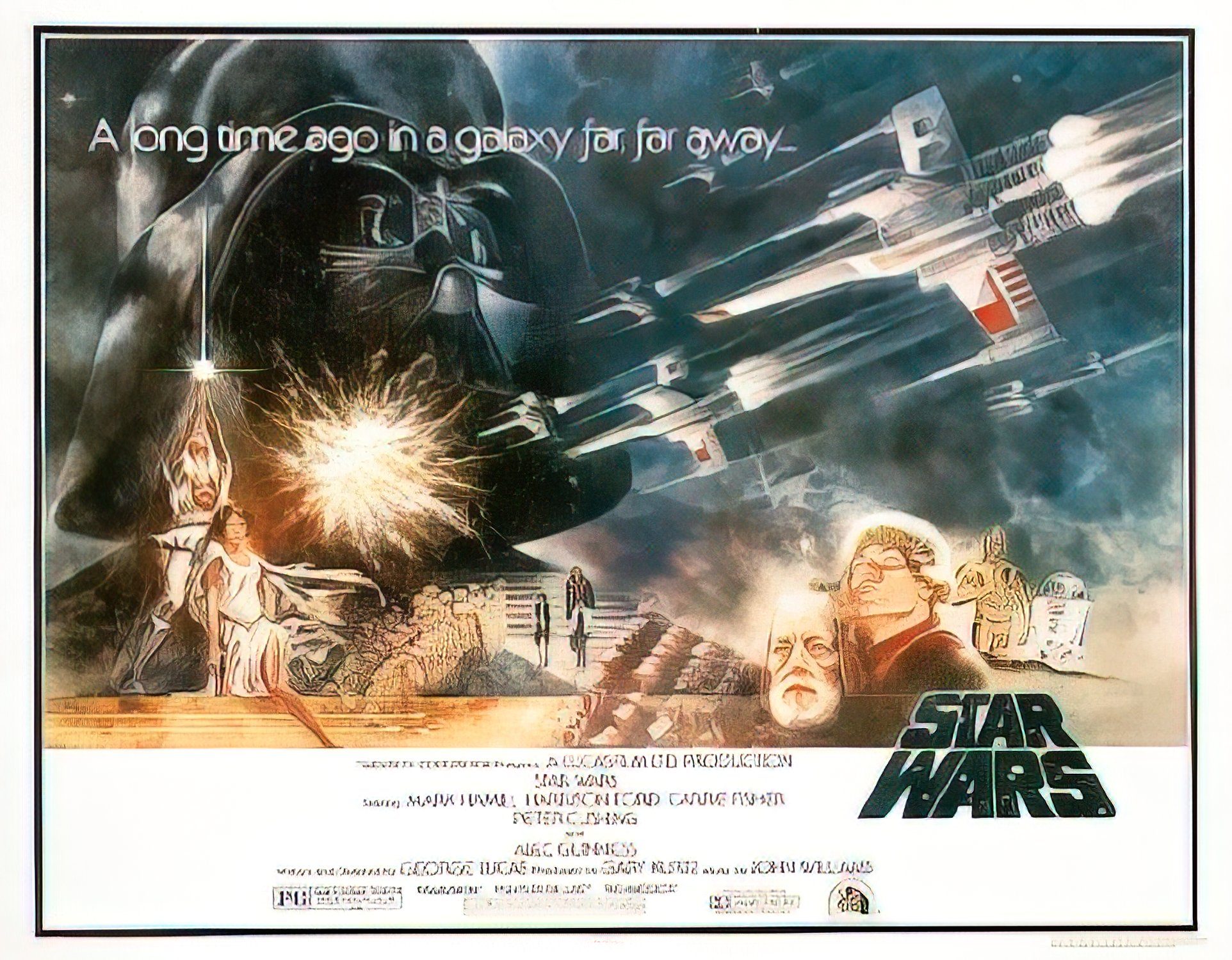 Star Wars Poster Wars Half-Sheet Style x Poster 95,5 69 \'A\' Star cm