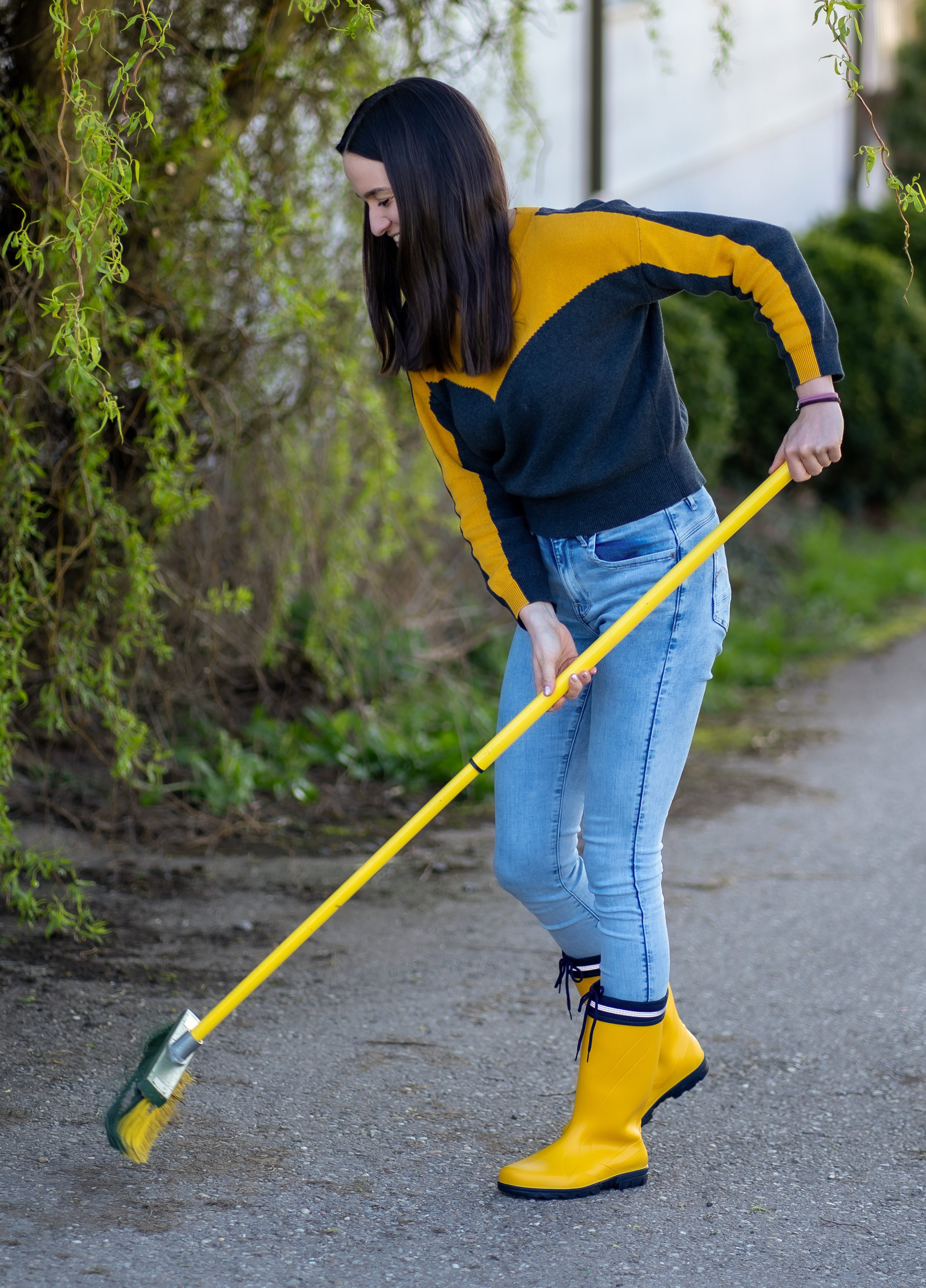 Beck Damen Regenstiefel Sailor Gummistiefel (klassischer Stiefel, für trockene, warme Füße) wasserdicht, robust, strapazierfähig, herausnehmbare Einlegesohle