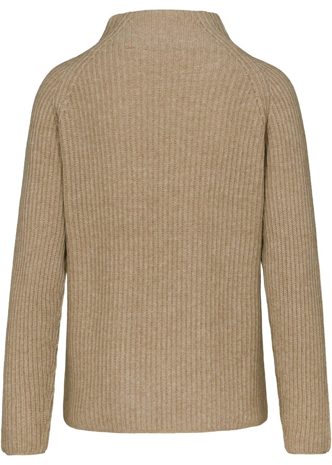 Brigitte von Schönfels Strickpullover Gerippter Kaschmir Stehkragenpullover günstig online kaufen