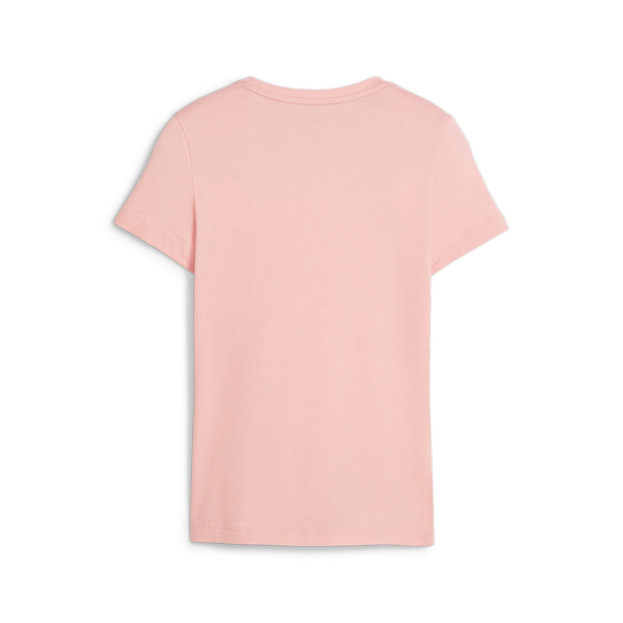 PUMA T-Shirt Essentials Smoothie T-Shirt Logo Peach Pink Mädchen mit