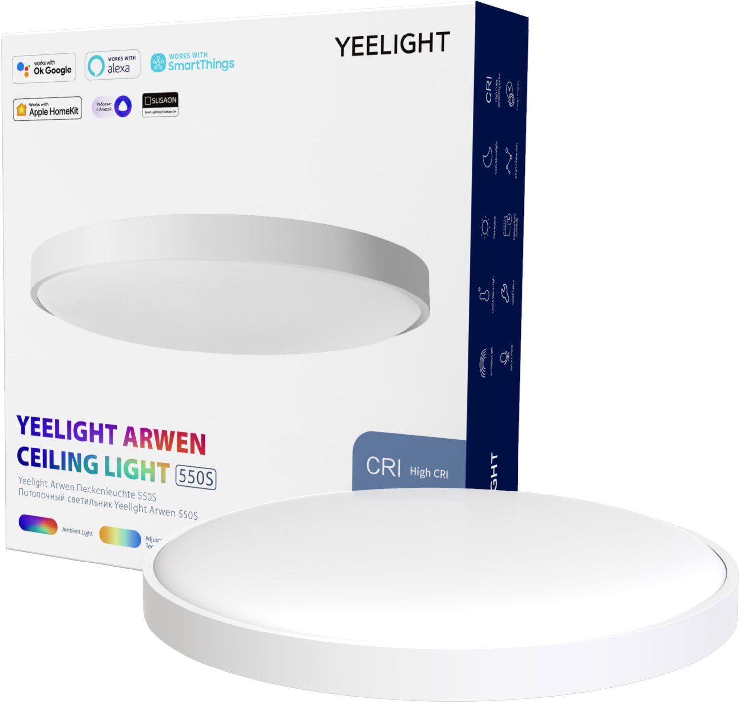 - yeelight LED-Leuchtmittel Deckenleuchte weiß Arwen - 550S