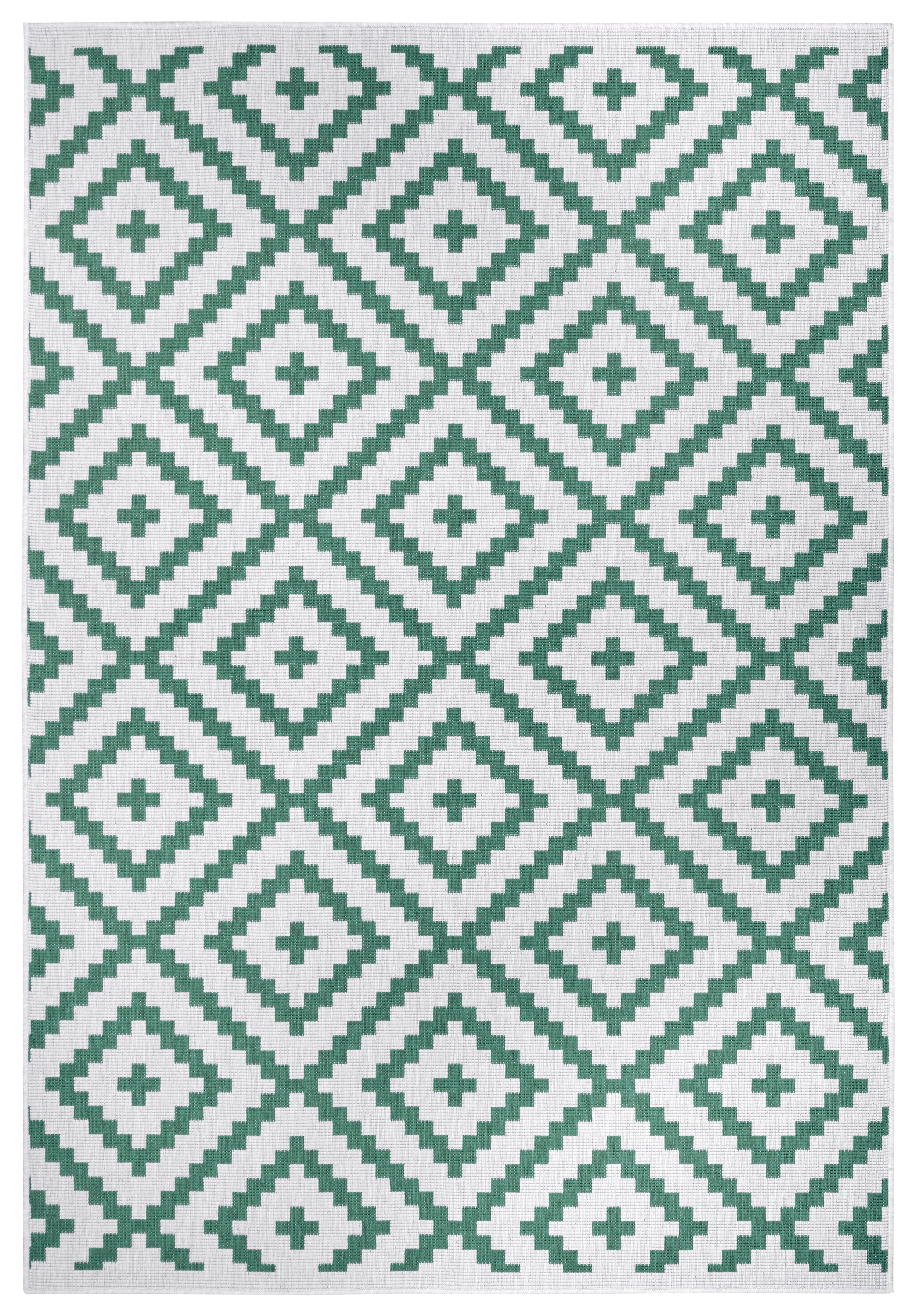 OTTO home Teppich Ronda Wendeteppich, rechteckig, Höhe: 5 mm, Sisal-Optik, Flachgewebe, In- und Outdoor, geometrisches Boho Design – Bild 4 von 5