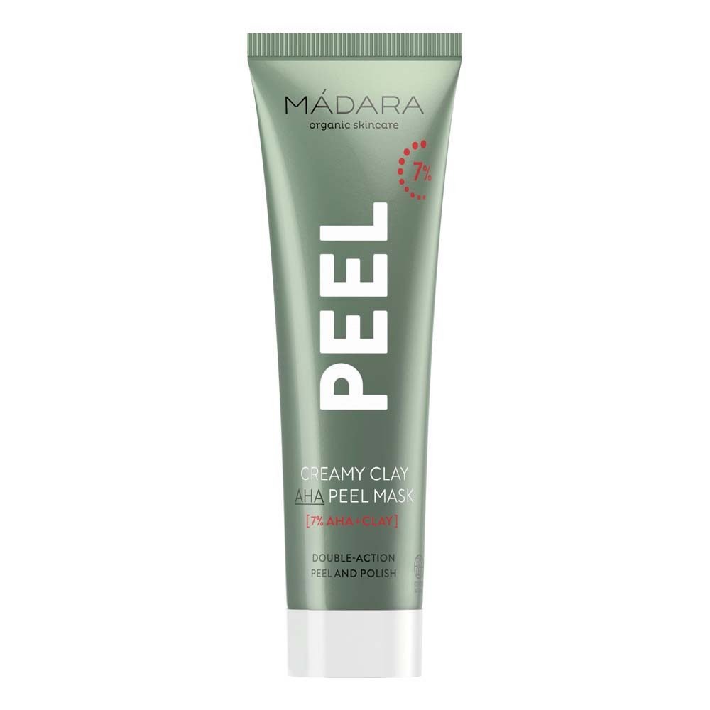 Madara Gesichtspeeling PEEL - Cremige AHA-Peelingmaske mit Tonerde 60ml