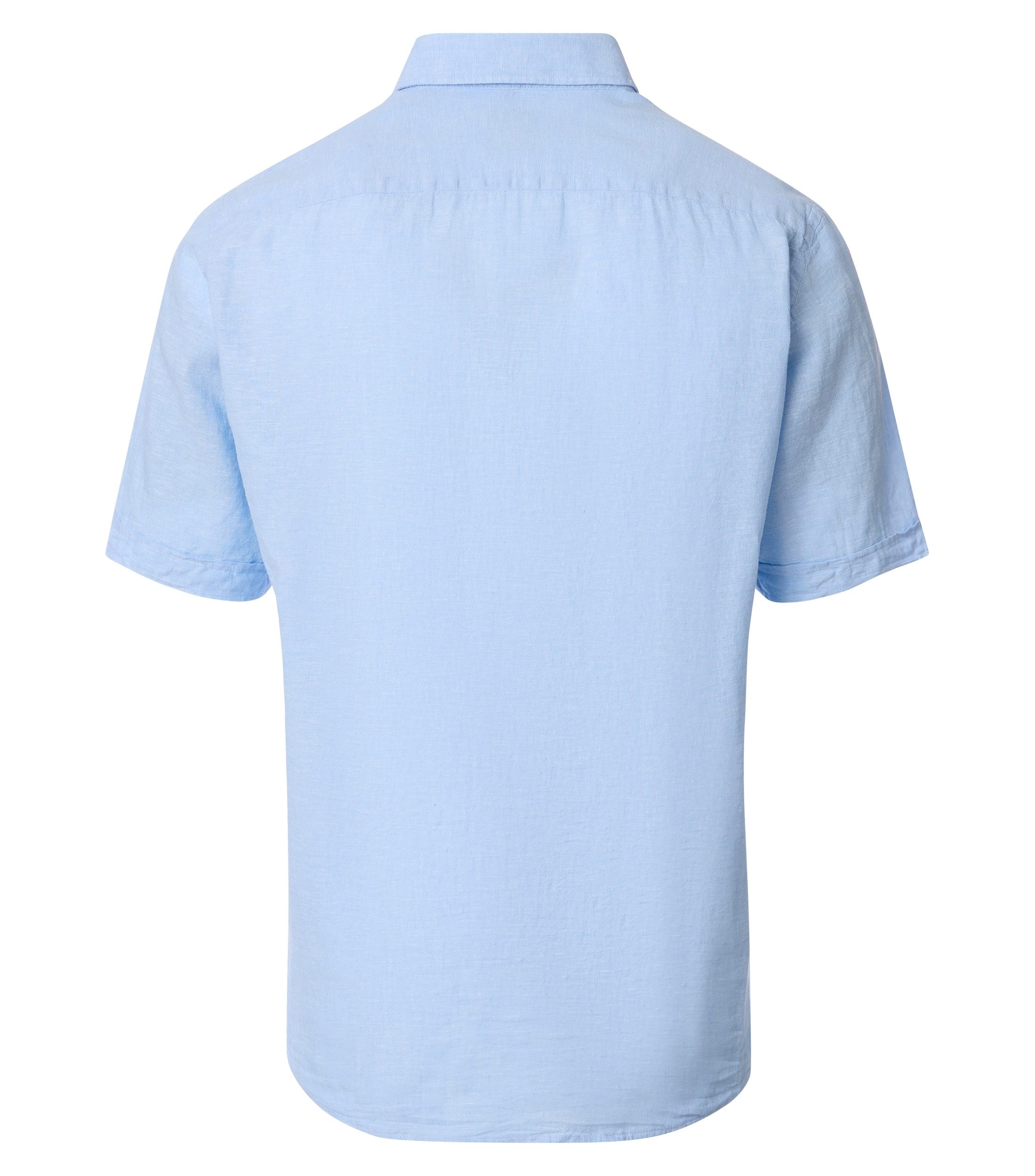 Redmond Kurzarmhemd uni Casual Fit günstig online kaufen