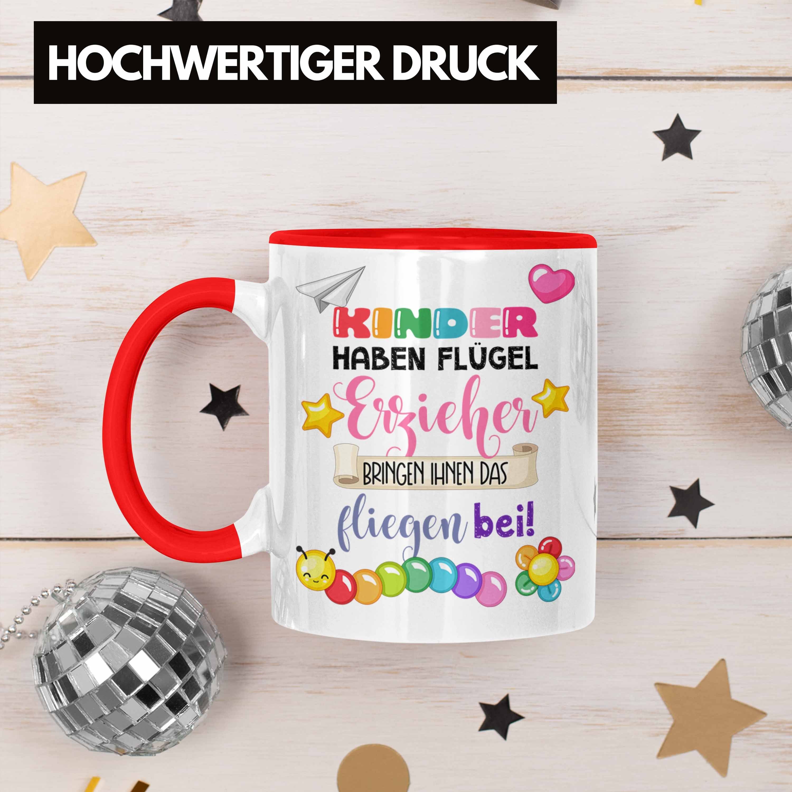Trendation Tasse Trendation - Erzieherin Tasse Geschenk Danke Dankeschön Abschiedsgesch