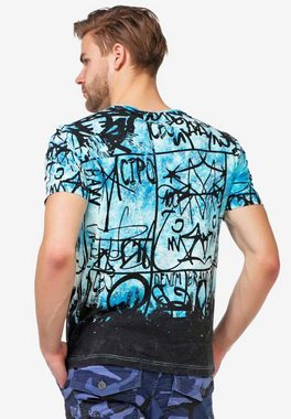 Cipo & Baxx T-Shirt mit lässigem Allover-Print