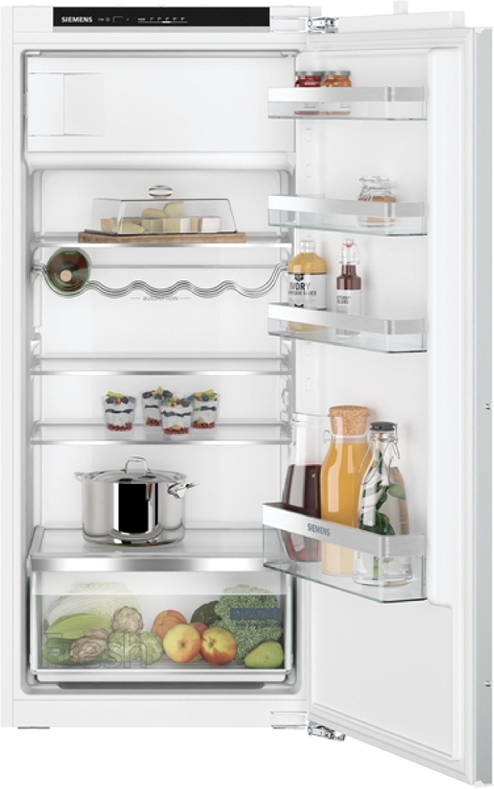 SIEMENS Einbaukühlschrank KI42LVFE0, 122 cm hoch, 56 cm breit, Siemens  iQ300, Kühlschrank mit Gefrierfach, Einbau