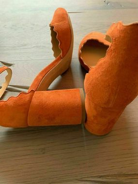 Chloé CHLOE LAUREN SUEDE VELOUR PUMPS SANDALS SANDALEN MULES SCHUHE SHOES HE Pumps