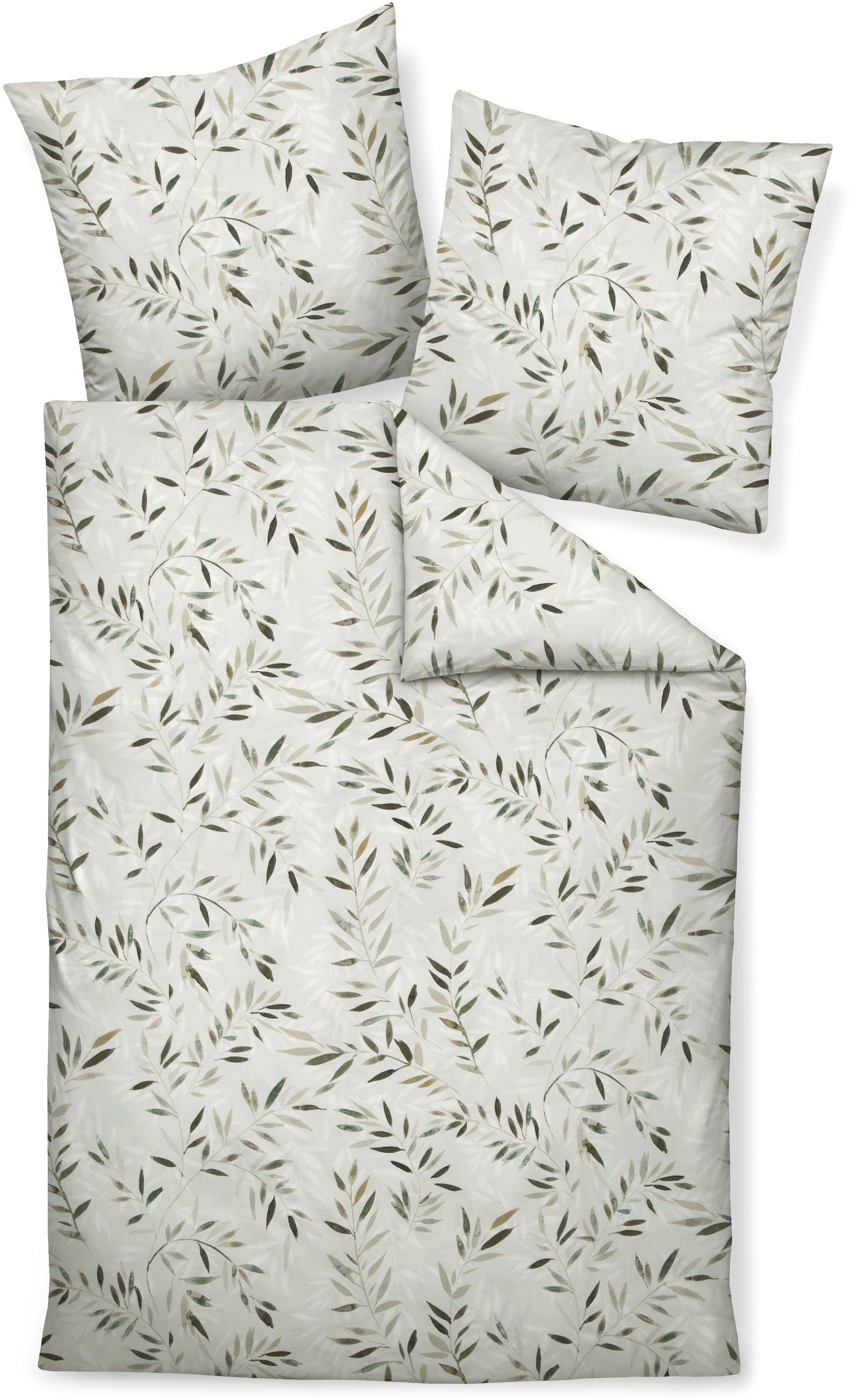 Janine Bettwäsche Feinbiber65137 04, Feinbiber, mit Reißverschluss