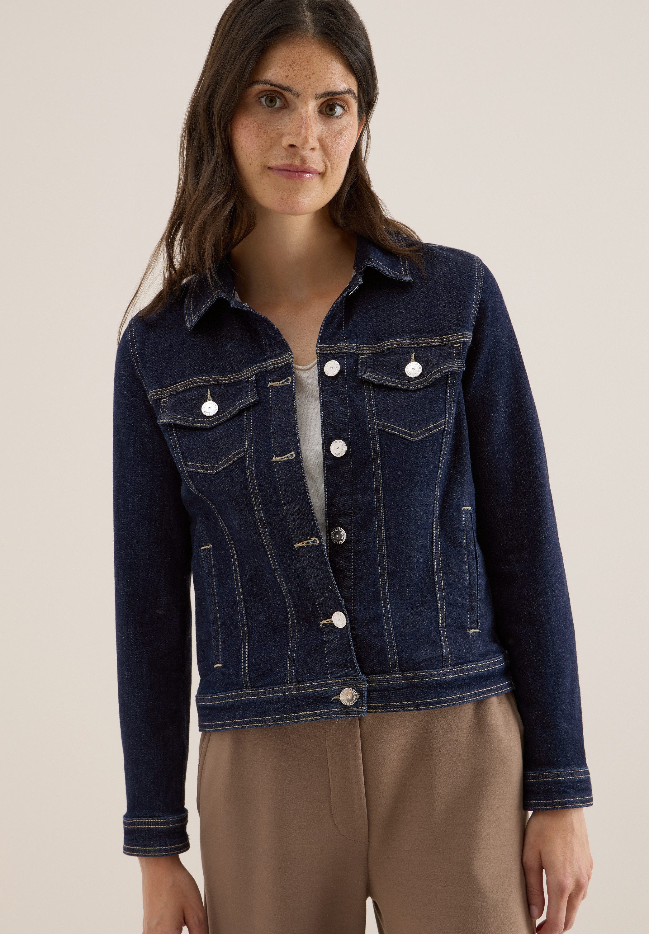 CECIL Jeansjacke mit Taschen günstig online kaufen