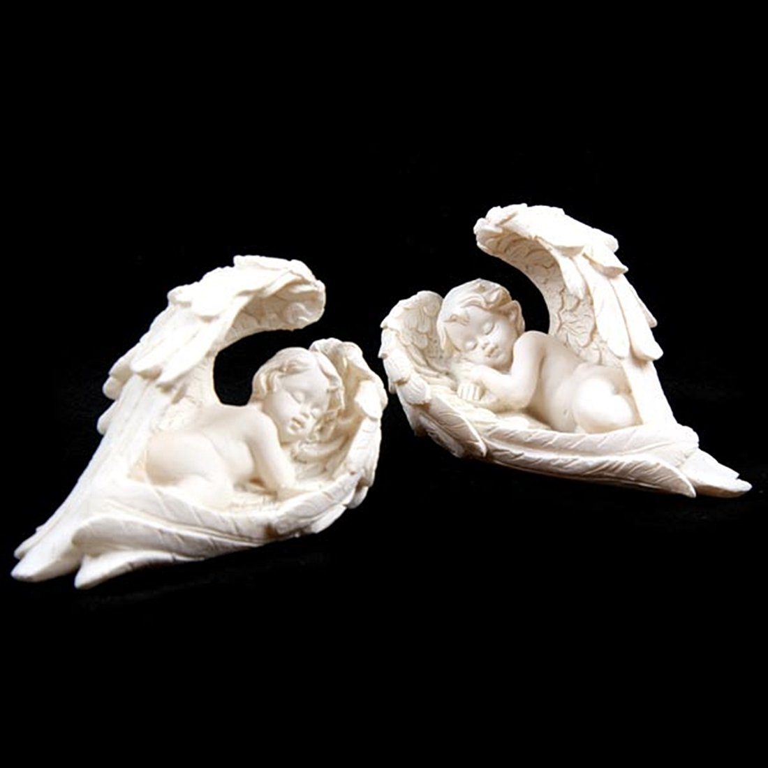Puckator Engelfigur schlafend, in Flügel geborgen (2 St), Dekofigur aus Res günstig online kaufen