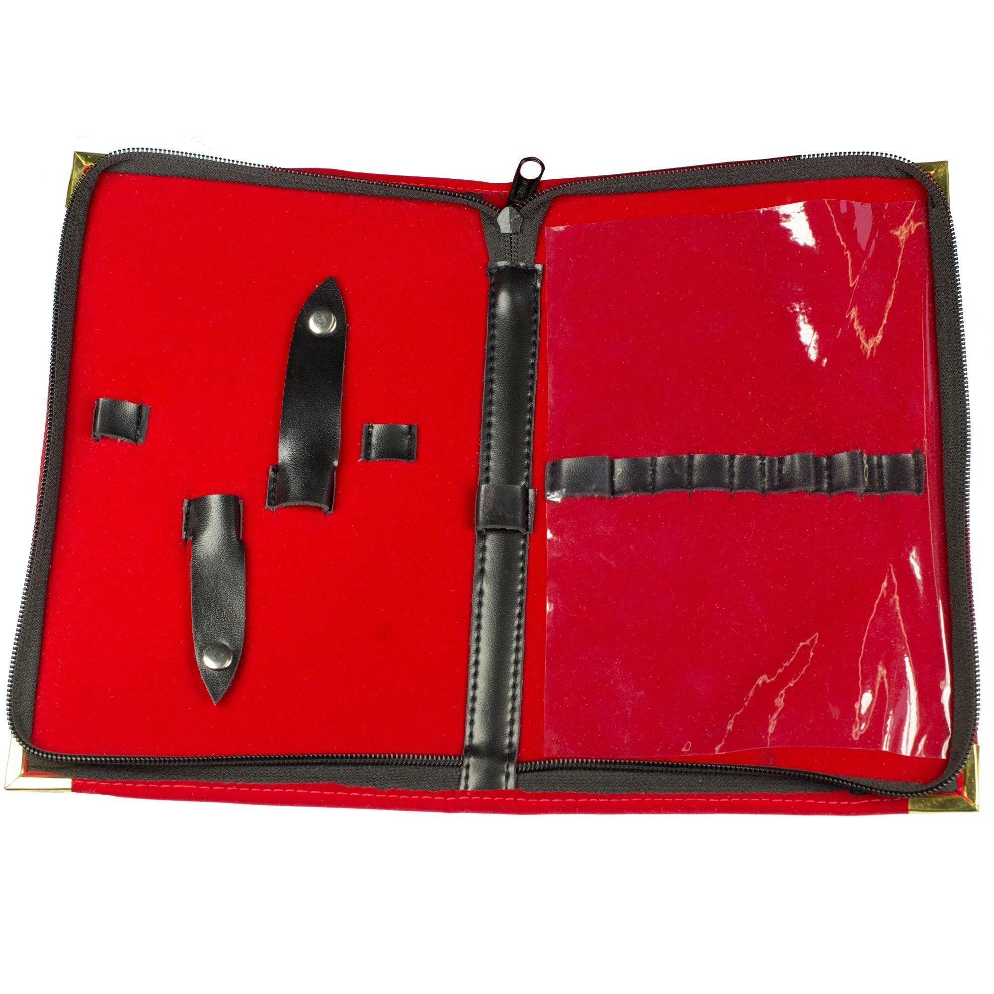 May Maniküre-Etui Nagelpflege Etui mit rotem Samtbezug zum selbst Bestücken günstig online kaufen