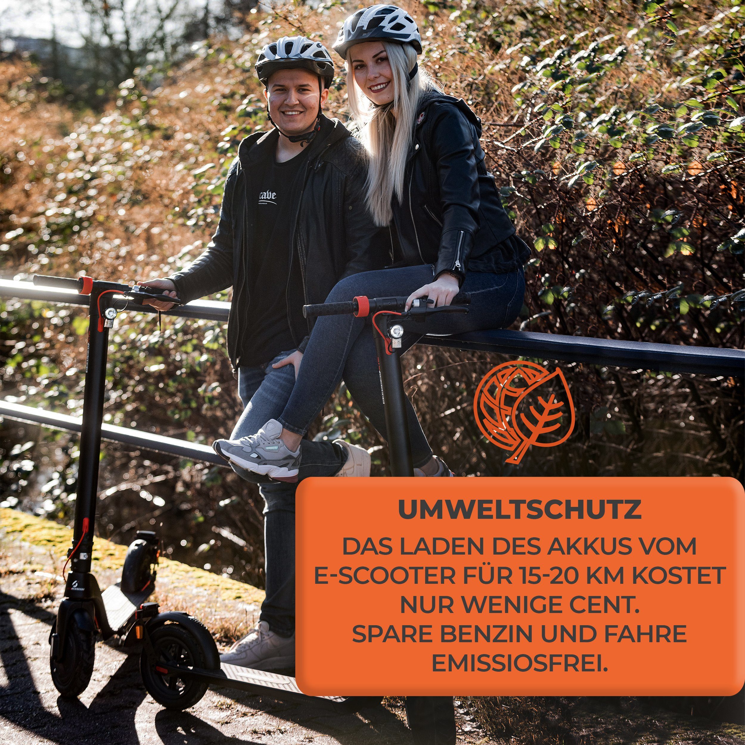 Scoot One E-Scooter mit Straßenzulassung, Elektroscooter E7 Elektroroller, 20,00 km/h, klappbar, extra breiter Lenker, schnelle Lade Zeit